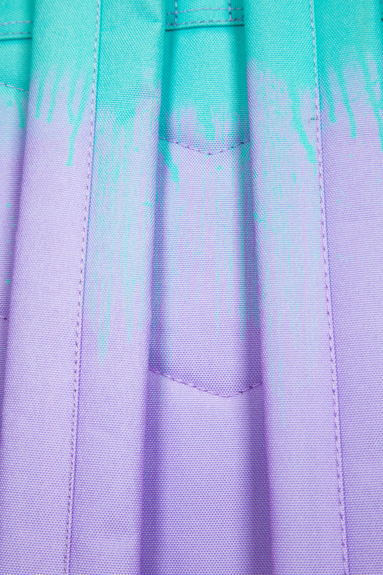 HYPE GIRLS LILAC/TEAL DRIPS ICONIC BACKPACK