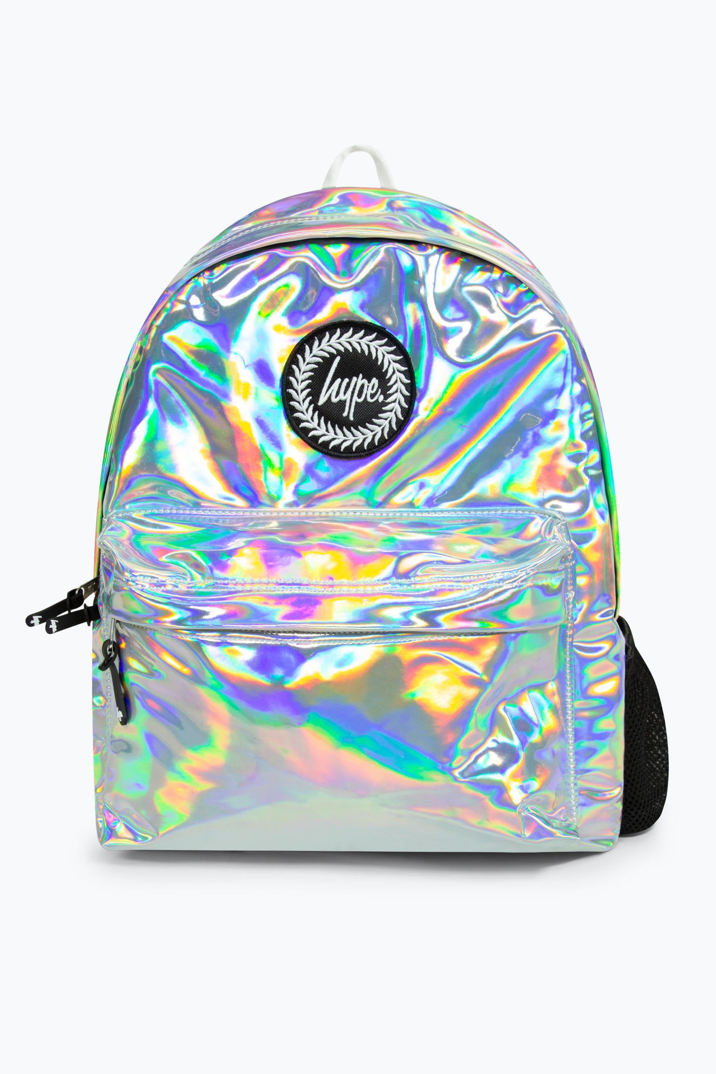 holographic mini backpack uk WBTY Transparent Women PVC Hologram Clear Backpack Shoulder Bag Daily Backpack (Black) Fashion the capacity is large Claire's Girl's Change Color Hot