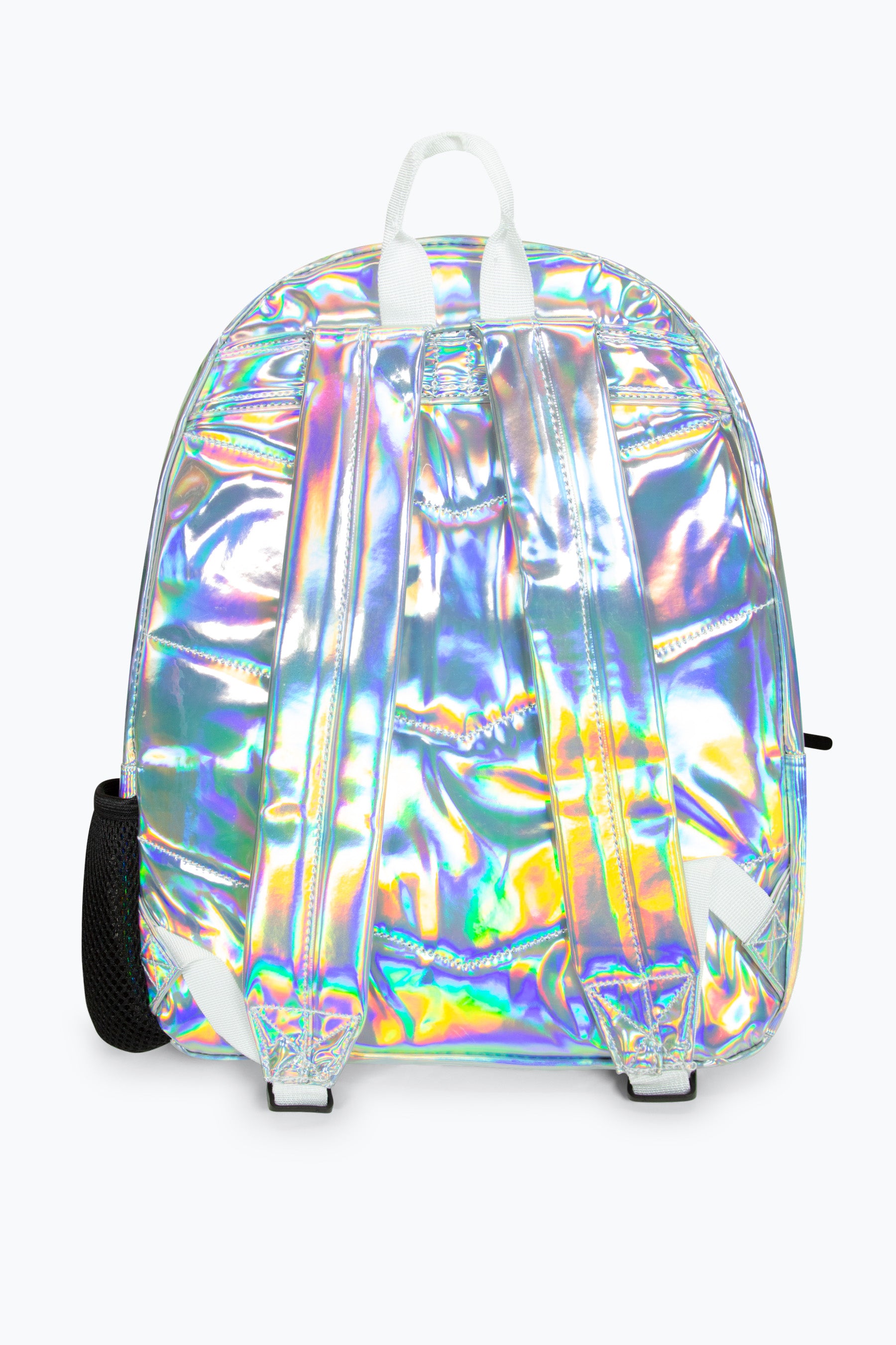 Rainbow Holographic Rucksack Unicorn Bag Rainbow Girls Silver