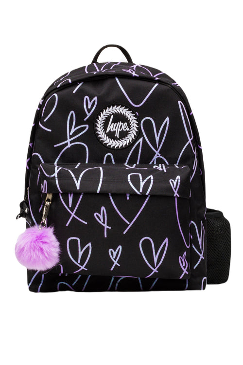 just hype mini backpack Iconic Pink/Blue Cloud Fade Girls School Hype Pink Holo Mini Backpack