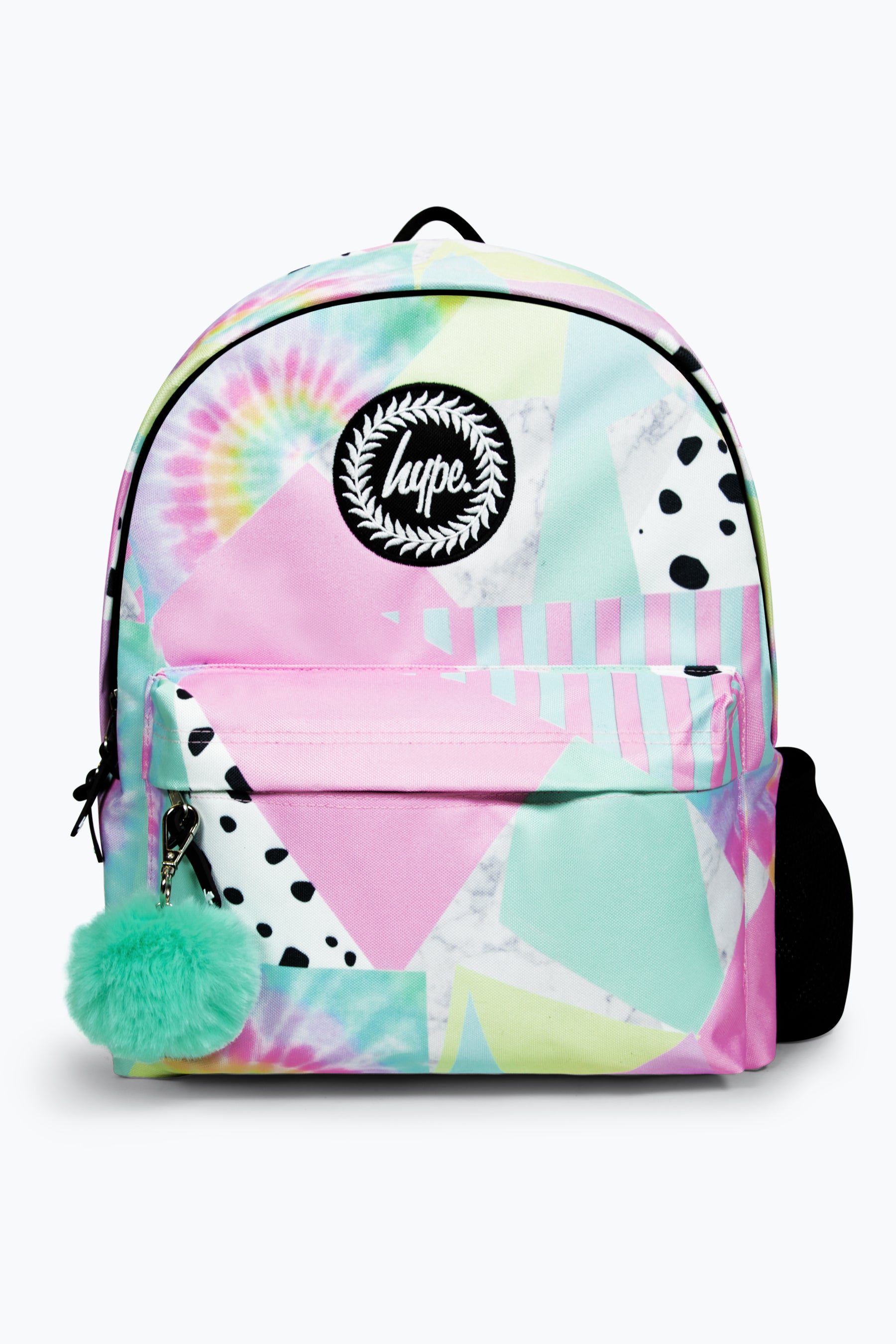 Hype Girls Pink Pastel Collage Backpack Lunch Bag Bundle