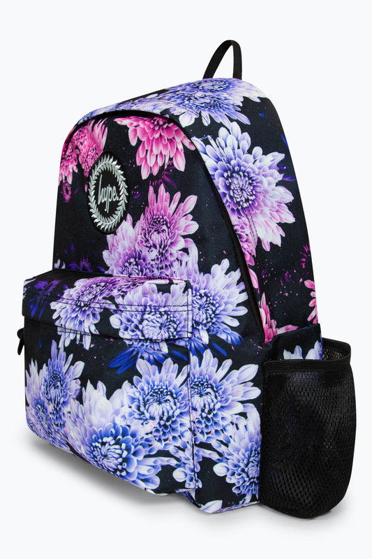 HYPE GIRLS PINK/PURPLE FLORAL FADE ICONIC BACKPACK