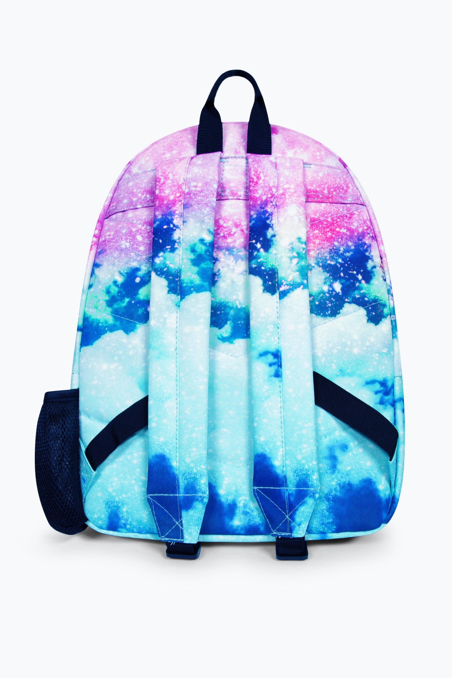 Hype Iconic Pink/Blue Glitter Skies Girls School Backpack