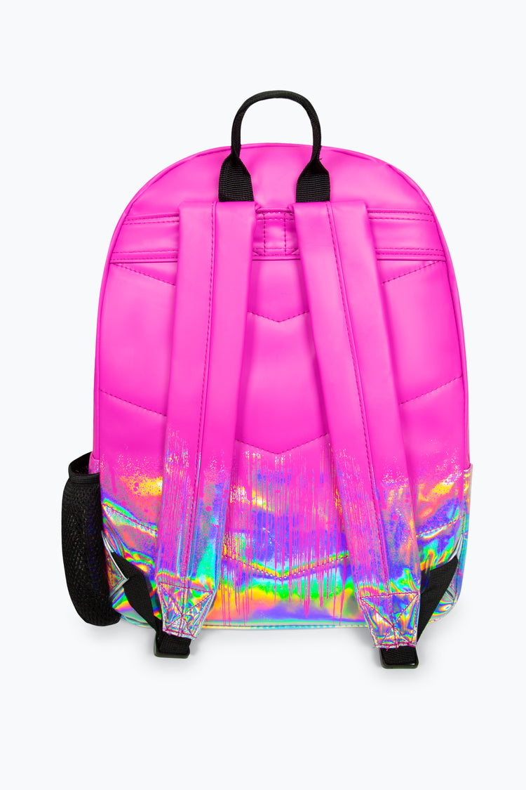HYPE PINK HOLO DRIPS BACKPACK