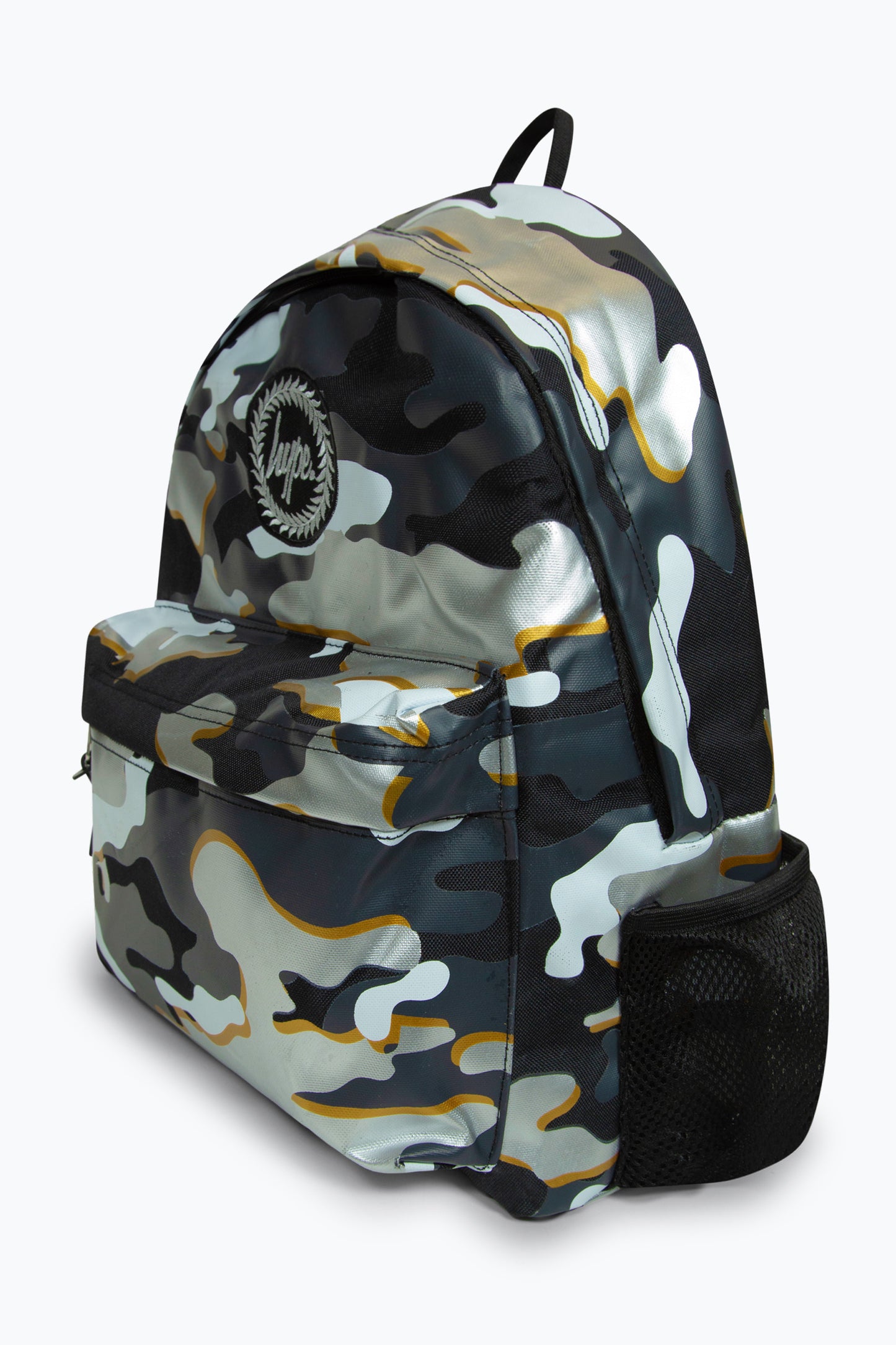 Hype Boys Iconic Mono Gold Outline Camo Backpack