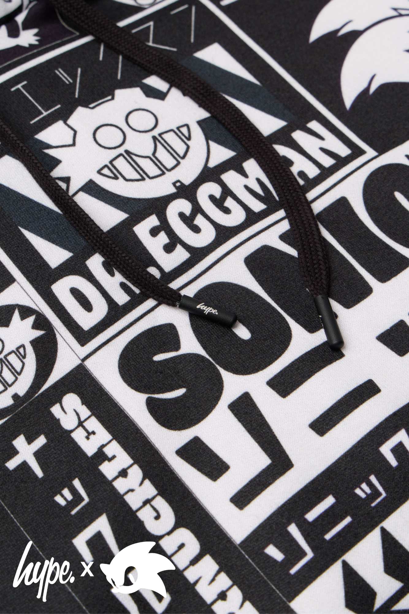 Hype x Sonic The Hedgehog™ Mens Multi Retro Sonic Hoodie