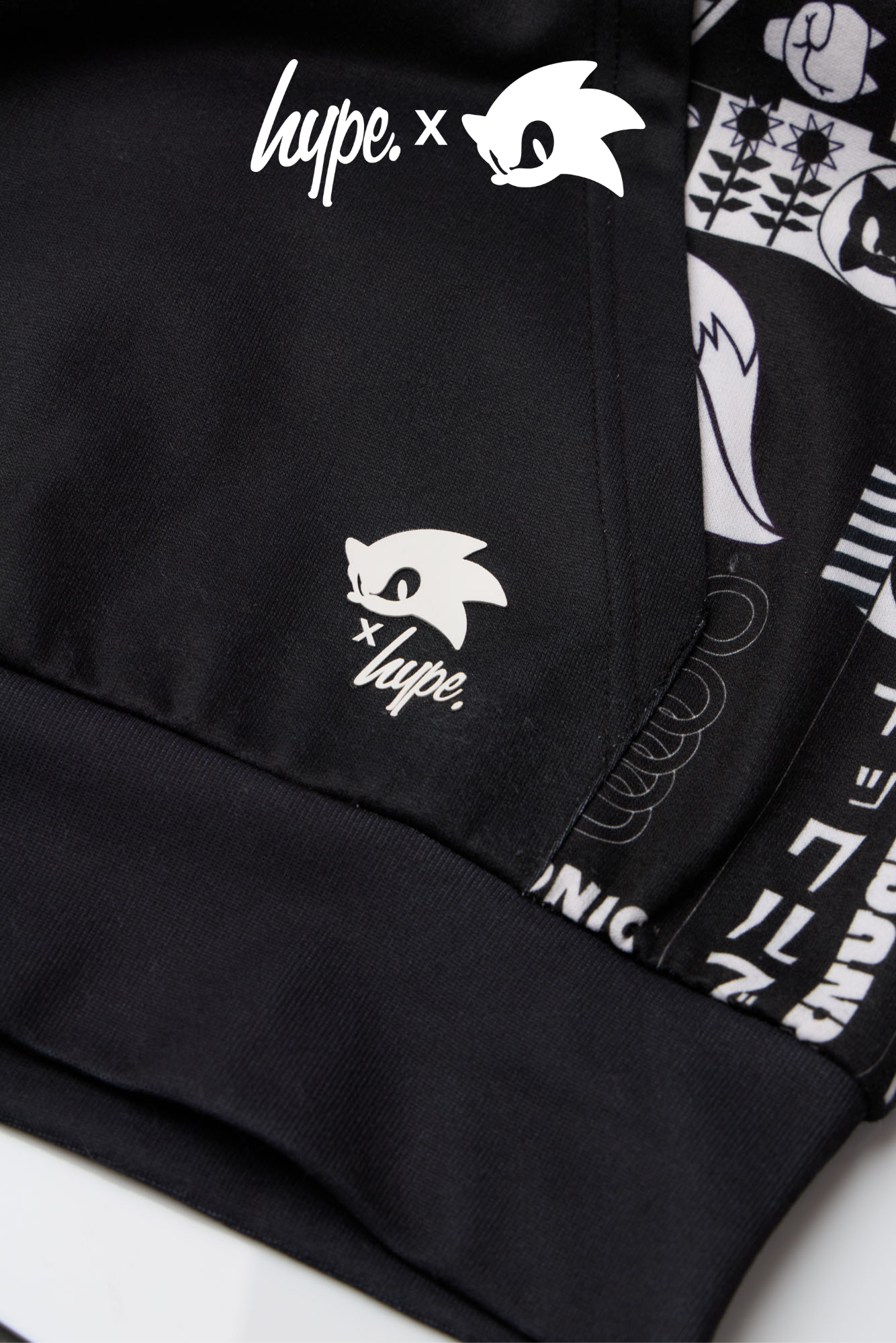 Hype x Sonic The Hedgehog™ Mens Multi Retro Sonic Hoodie