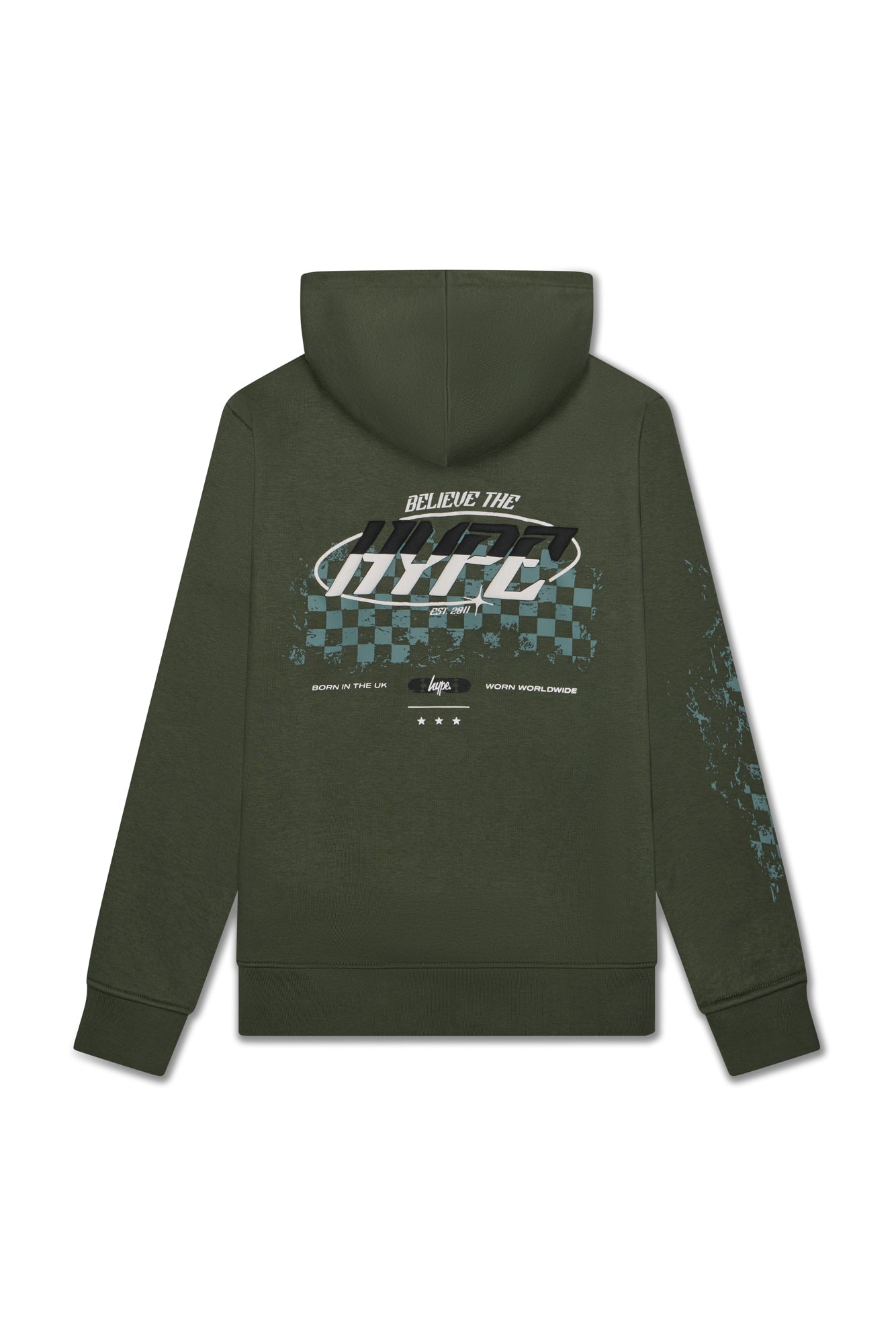 Hype Boys Green Skater Hoodie