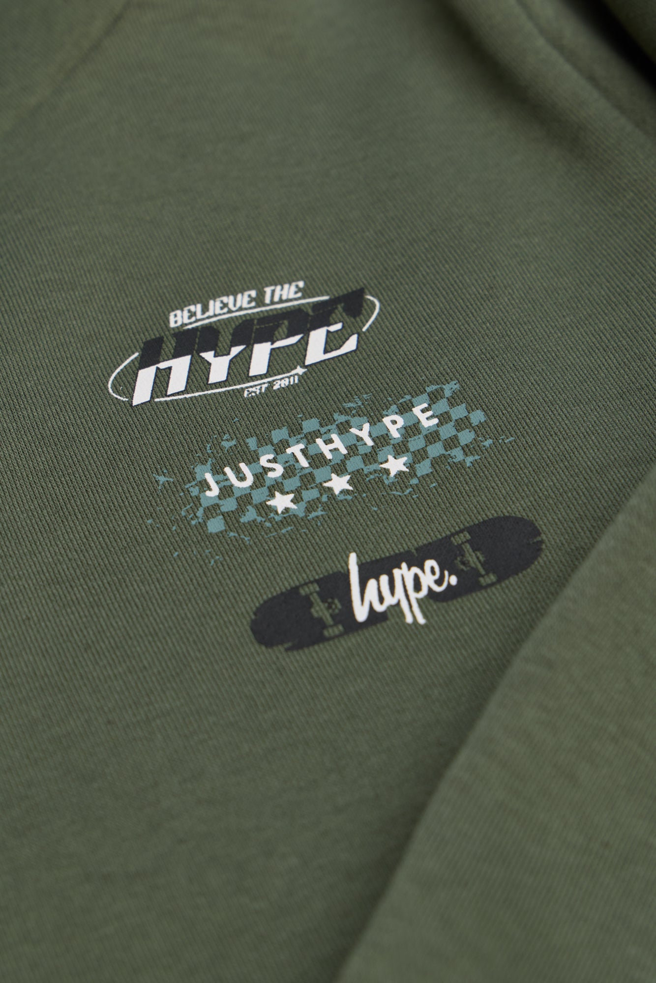 Hype Boys Green Skater Hoodie