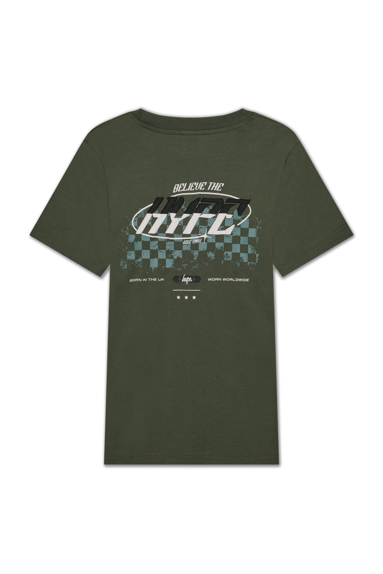 Hype Boys Green Skater T-Shirt