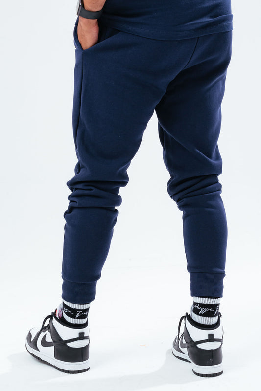 HYPE MENS NAVY SCRIBBLE JOGGERS