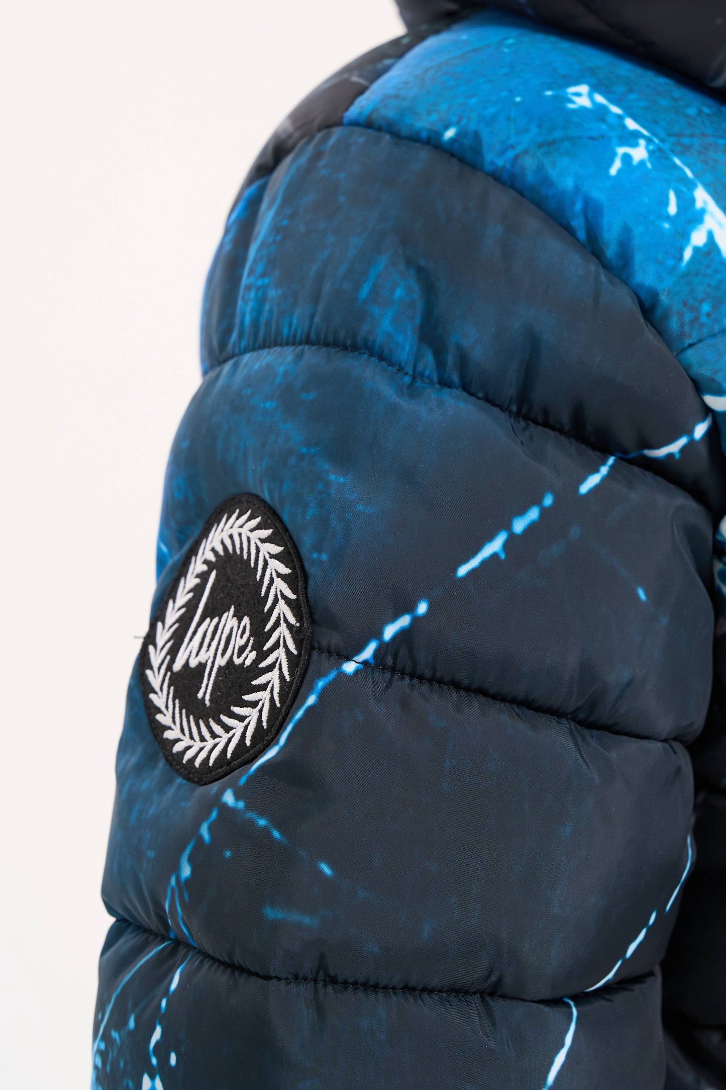 Hype Boys Black Smashed Padded Jacket