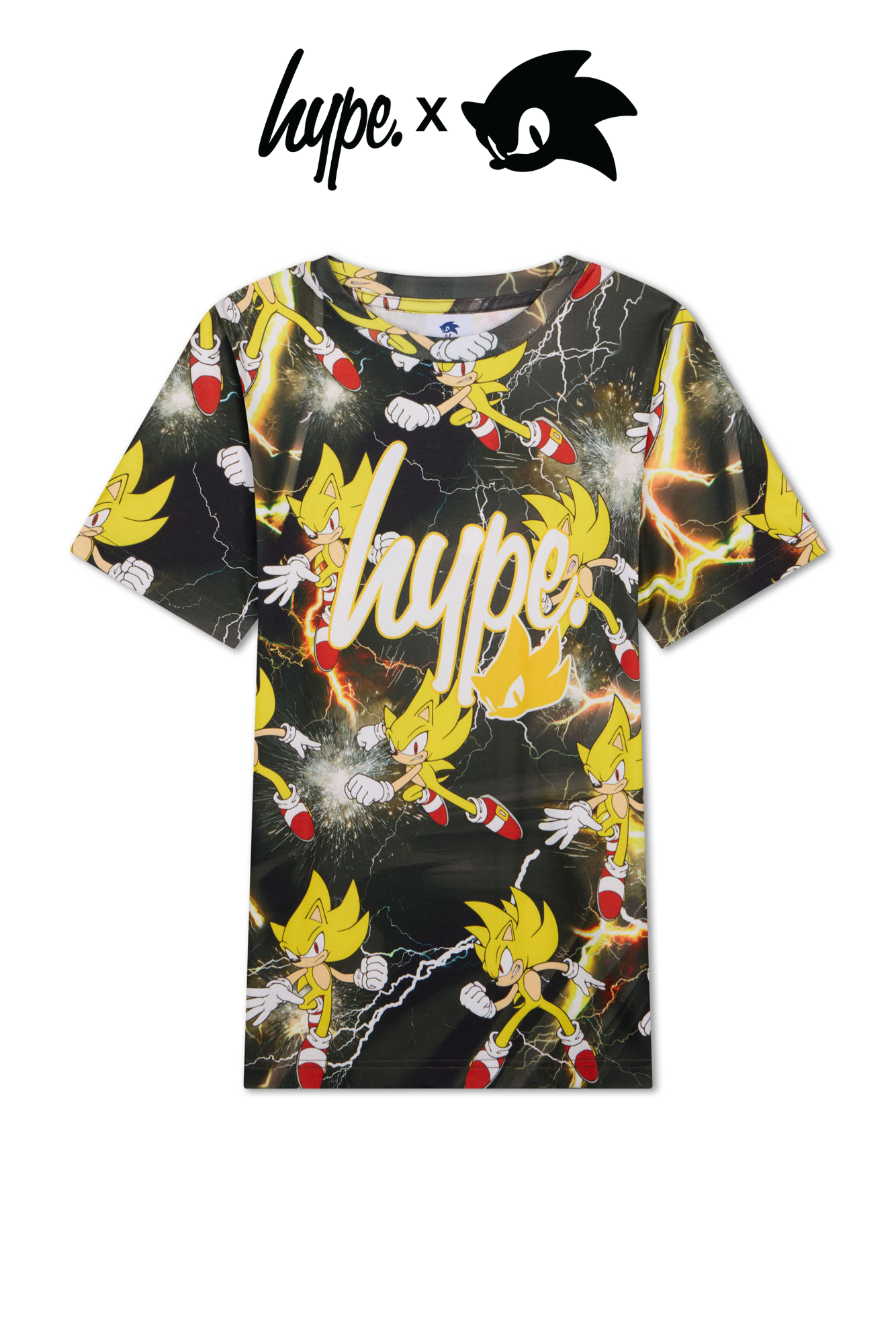 Hype x Sonic The Hedgehog™ Boys Multi Super Sonic T-Shirt