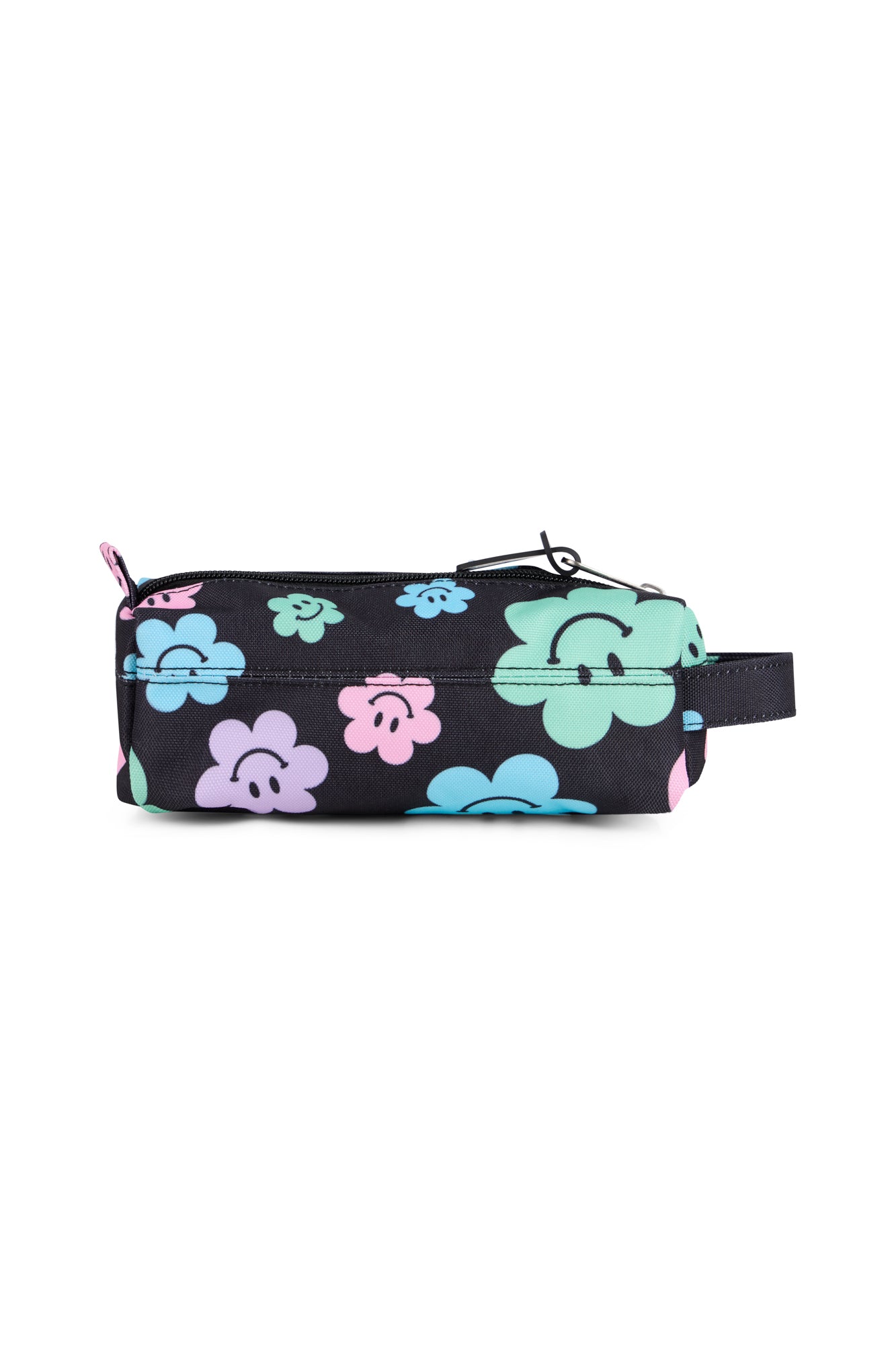 Hype Girls Black Happy Flowers Pencil Case