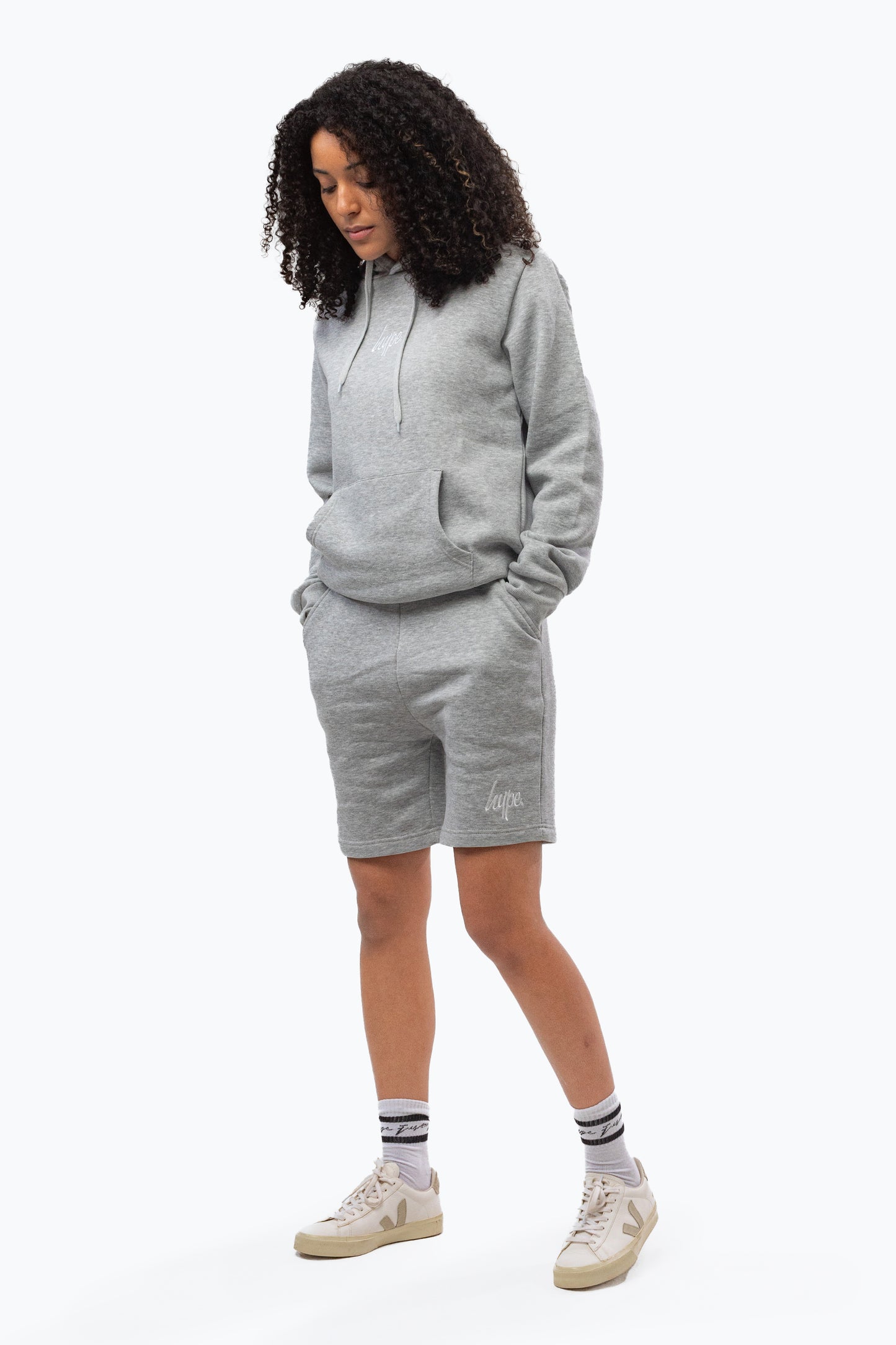 Hype Adults Grey Shorts