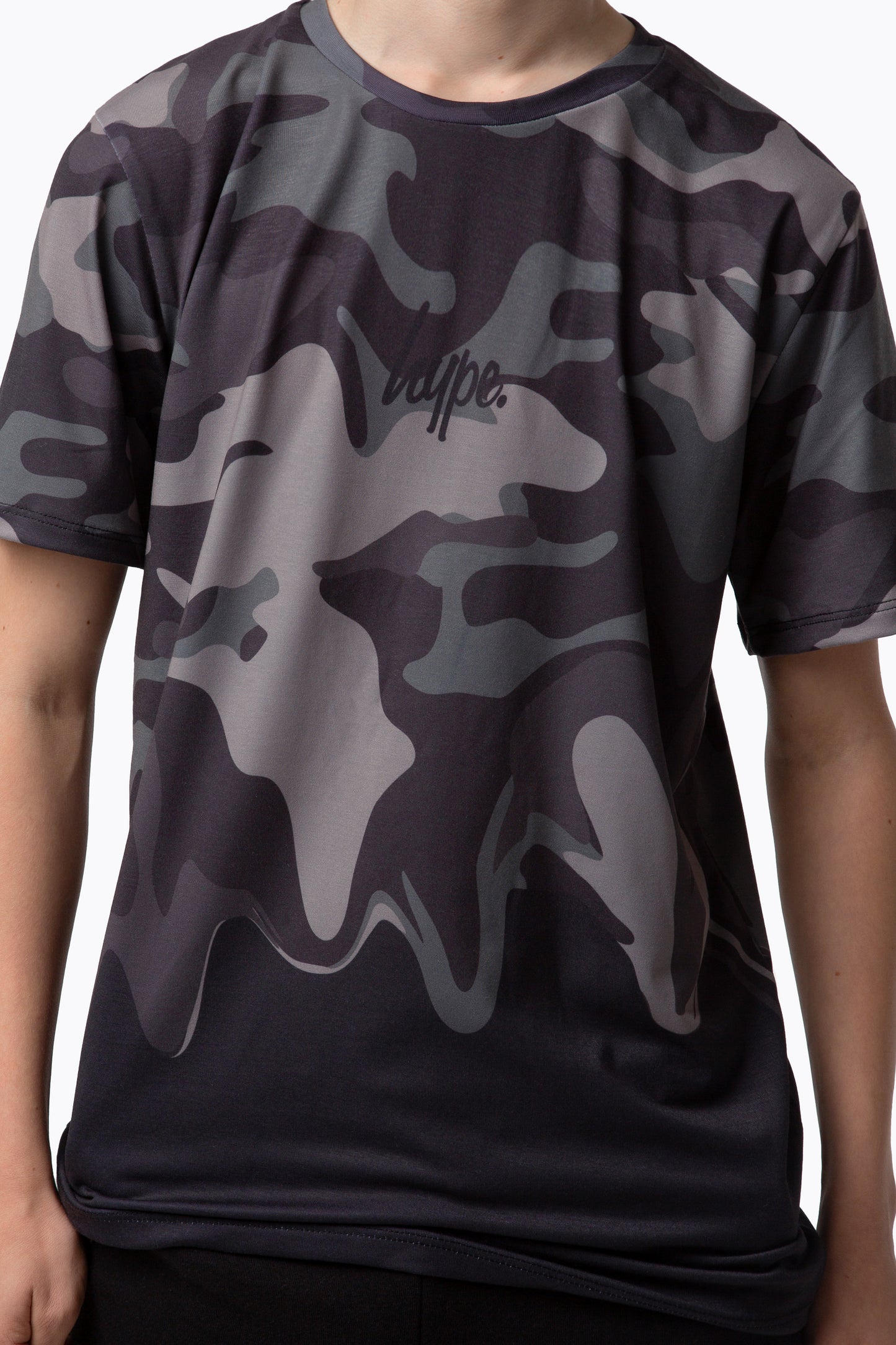 Hype Boys Khaki Camo Drip T-Shirt