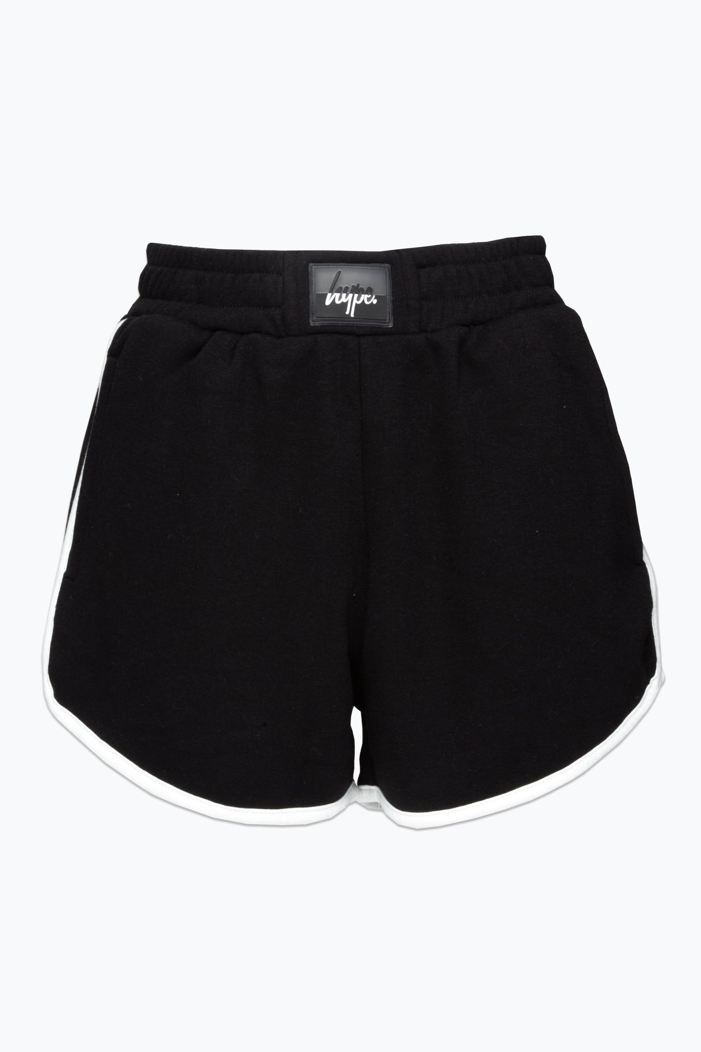 Hype Girls Black Runner Script Shorts