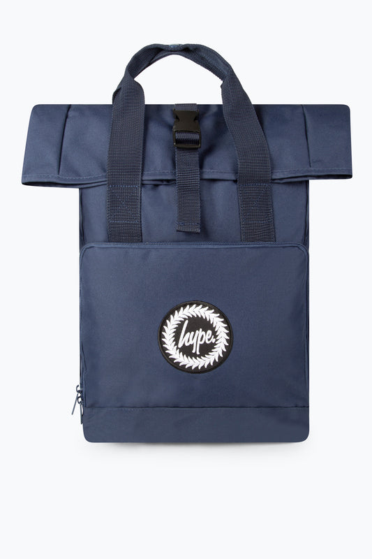 HYPE NAVY DUSK TWIN HANDLE ROLL-TOP BACKPACK