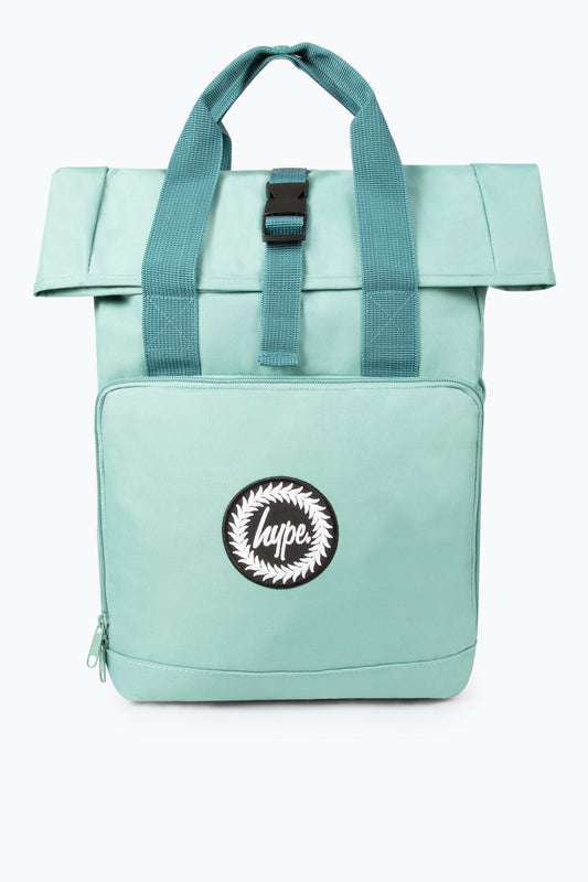 HYPE SAGE GREEN TWIN HANDLE ROLL-TOP BACKPACK
