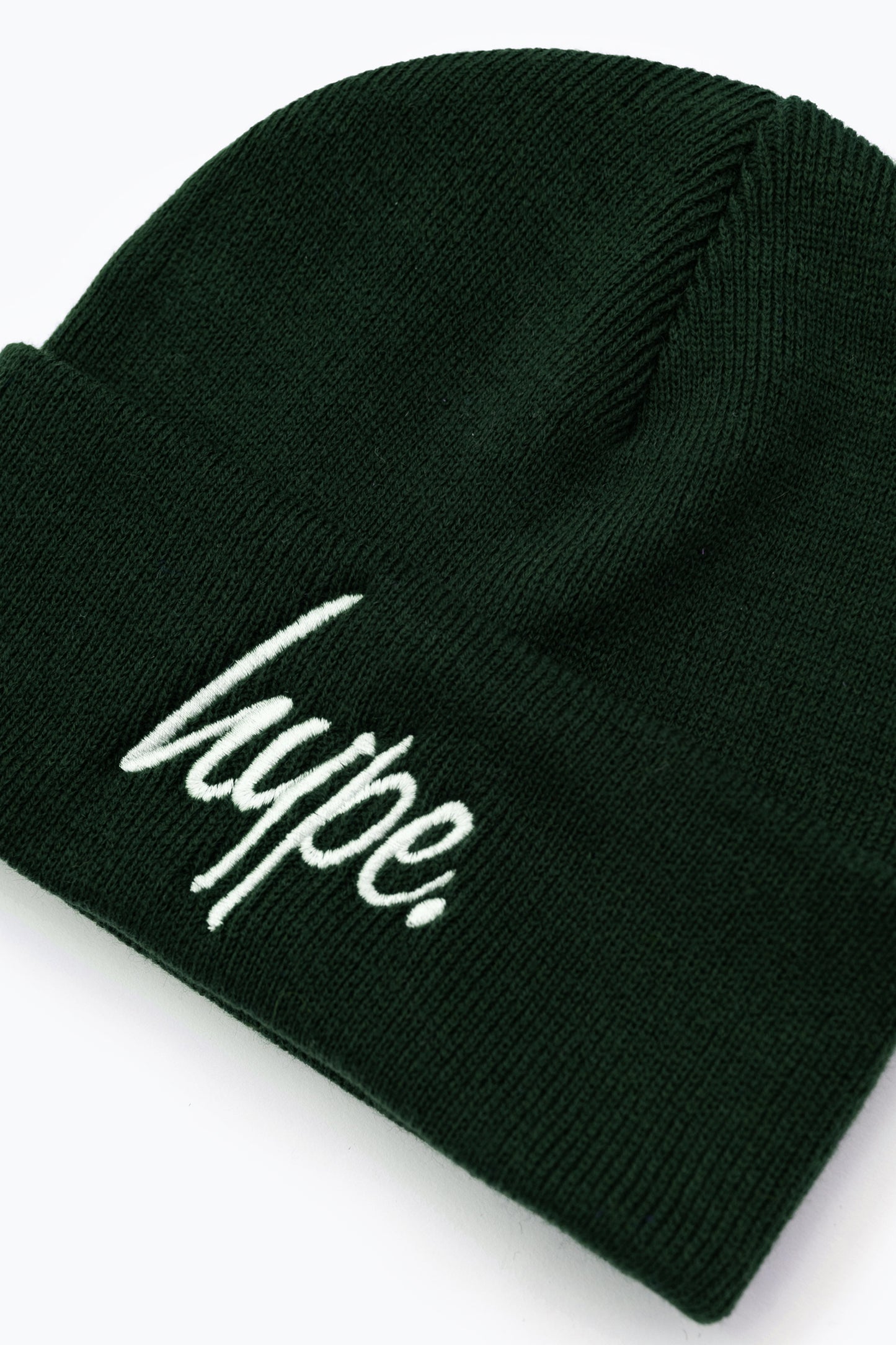 Hype Bottle Green Script Beanie