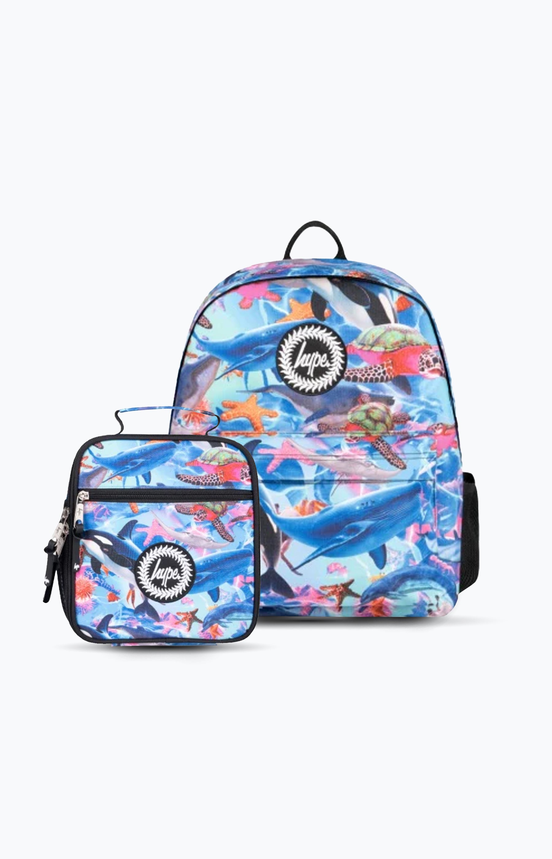 Multi Sea Life Iconic Backpack & Lunch Bag Bundle