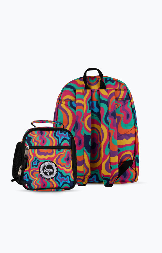 Hype Unisex Peace & Love Backpack & Lunch Bag Bundle