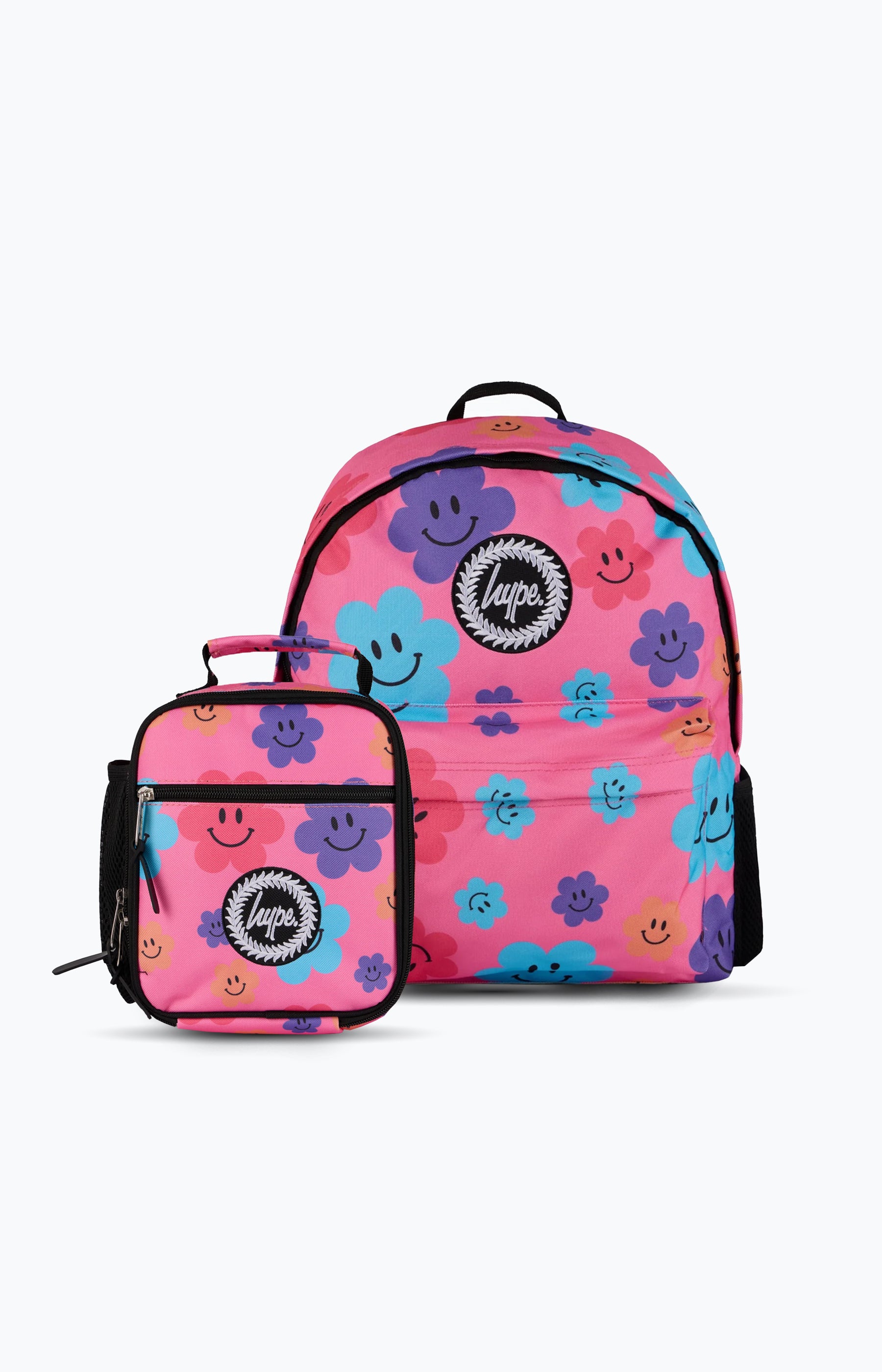 Multi Happy Flowers Backpack & Lunch Bag Bundle