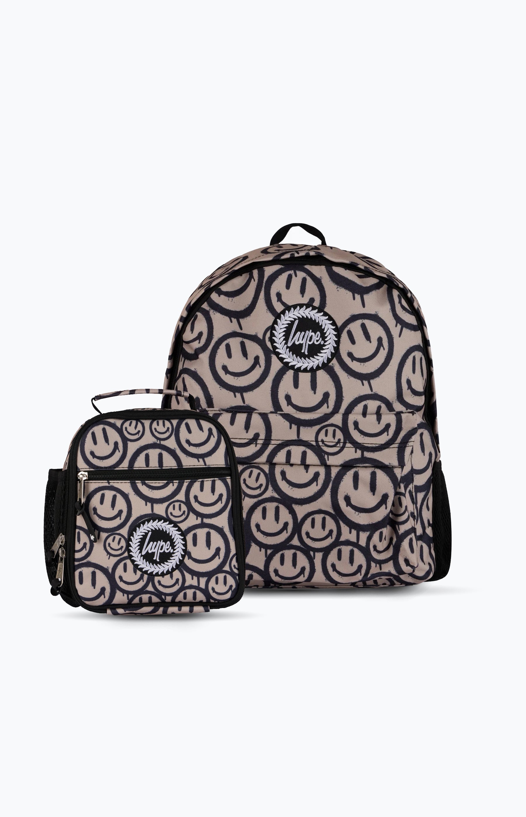 Multi Drip Smiley Backpack & Lunch Bag Bundle