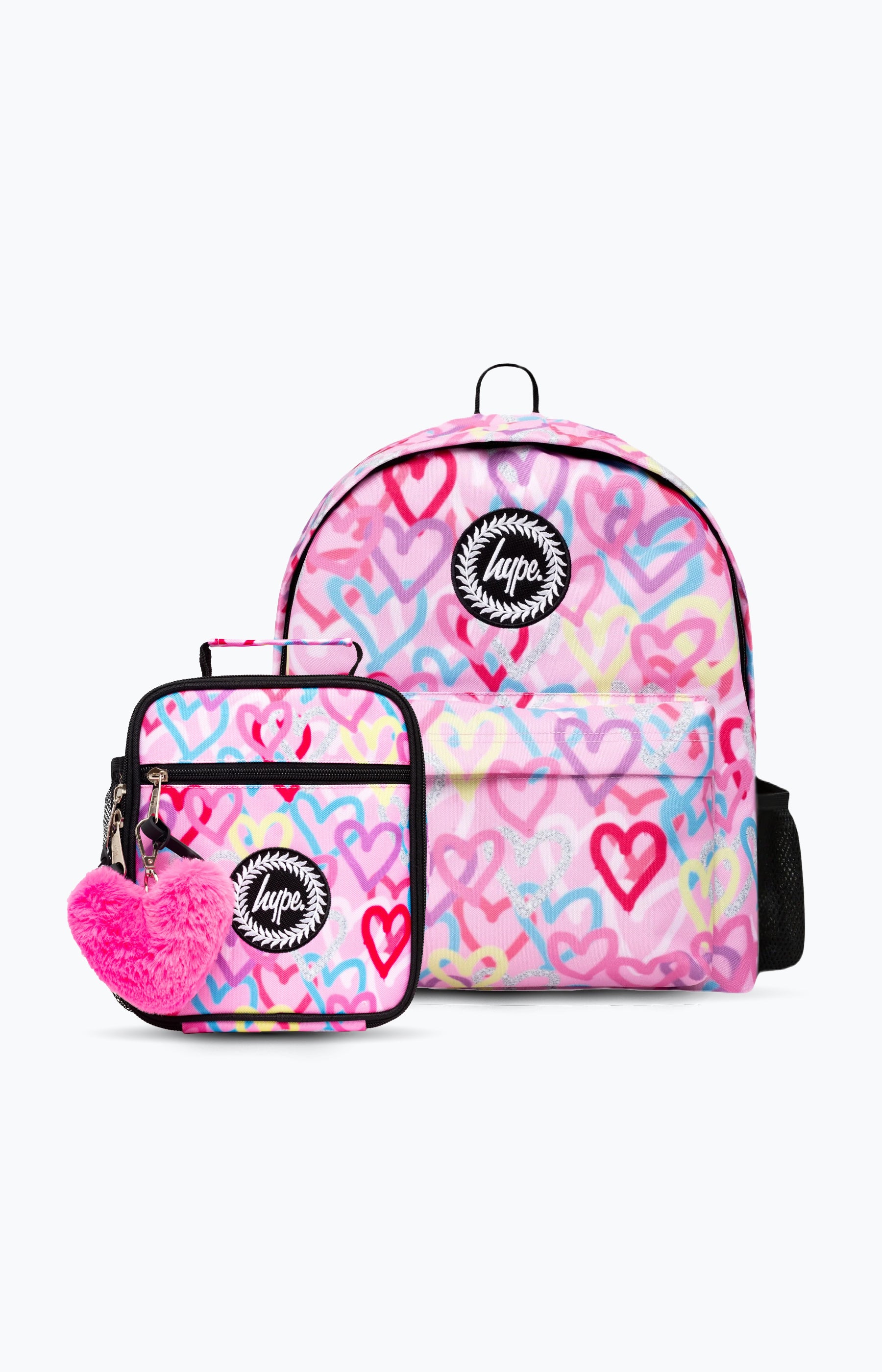 Graffiti Hearts Backpack & Lunchbag Bundle