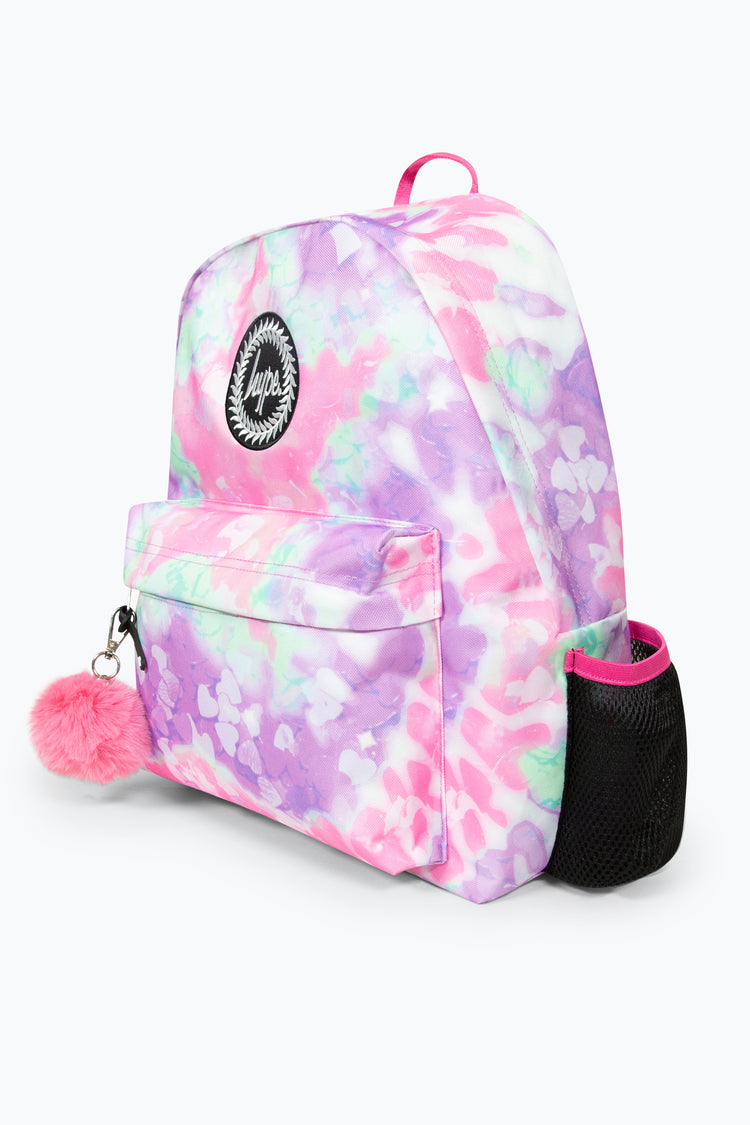 HYPE GIRLS MULTICOLOURED TIE DYE STAR ICONIC BACKPACK