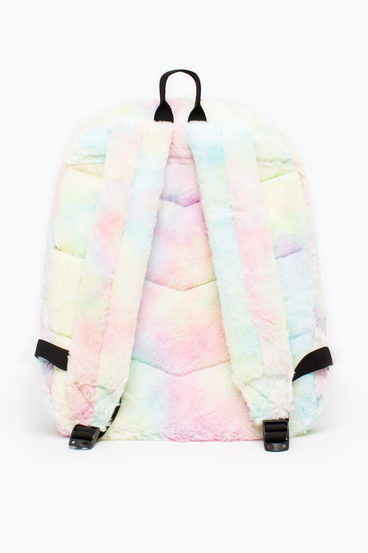 Hype Pastel Rainbow Fur Backpack