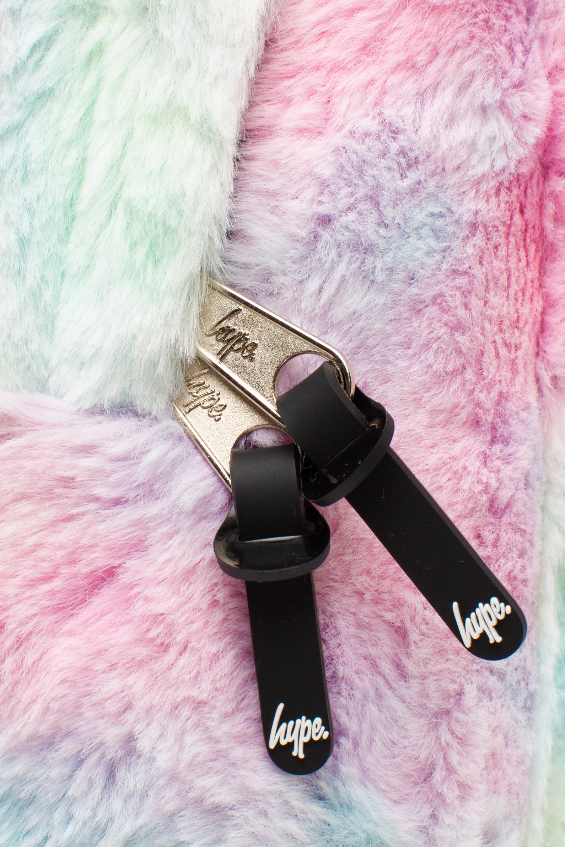 Hype Pastel Rainbow Fur Backpack Hype