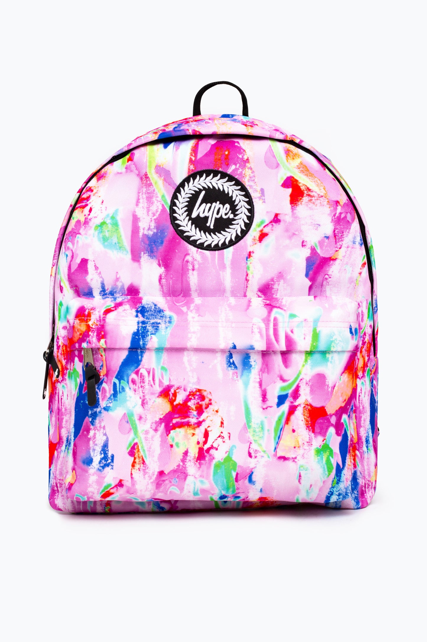 Hype Pink Multi Abstract Backpack