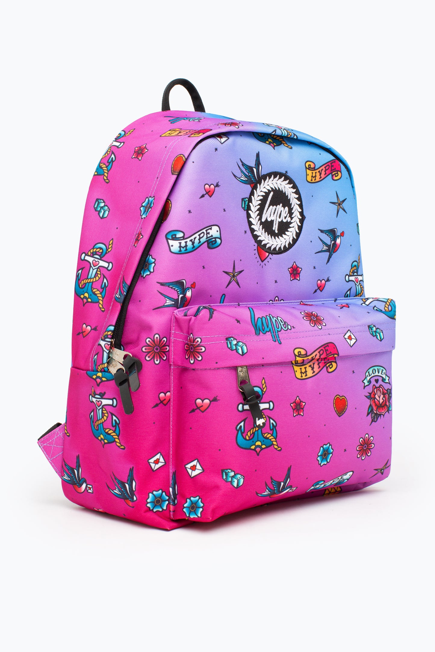 Hype Purple Tattoo Doodle Fade Backpack