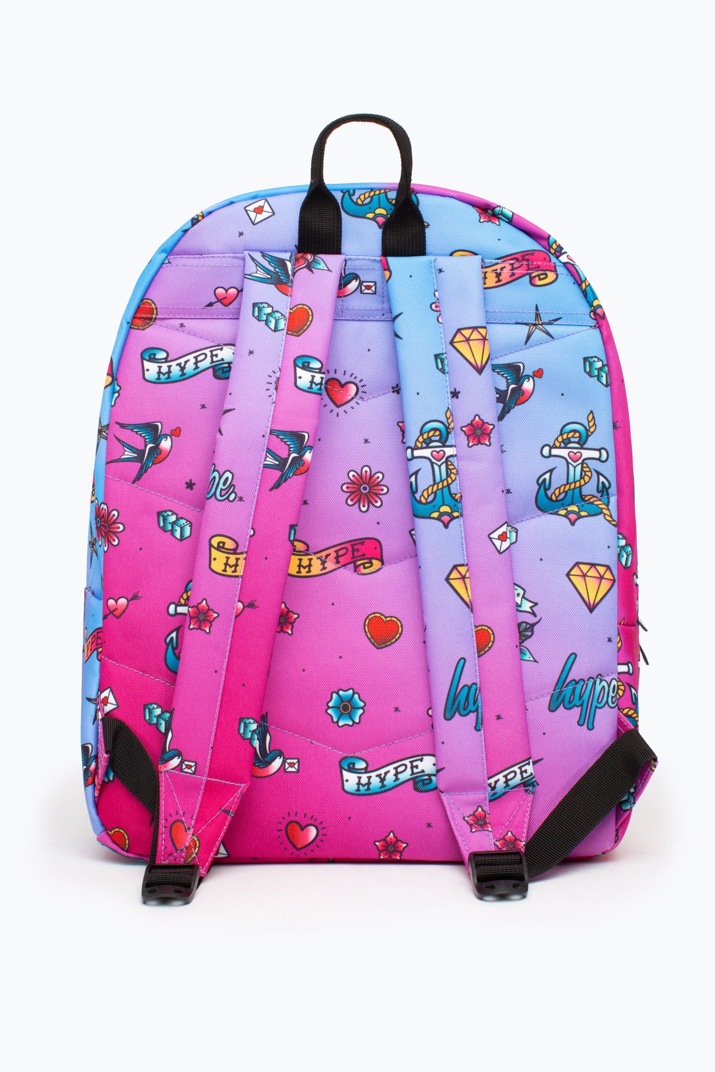 Hype Purple Tattoo Doodle Fade Backpack