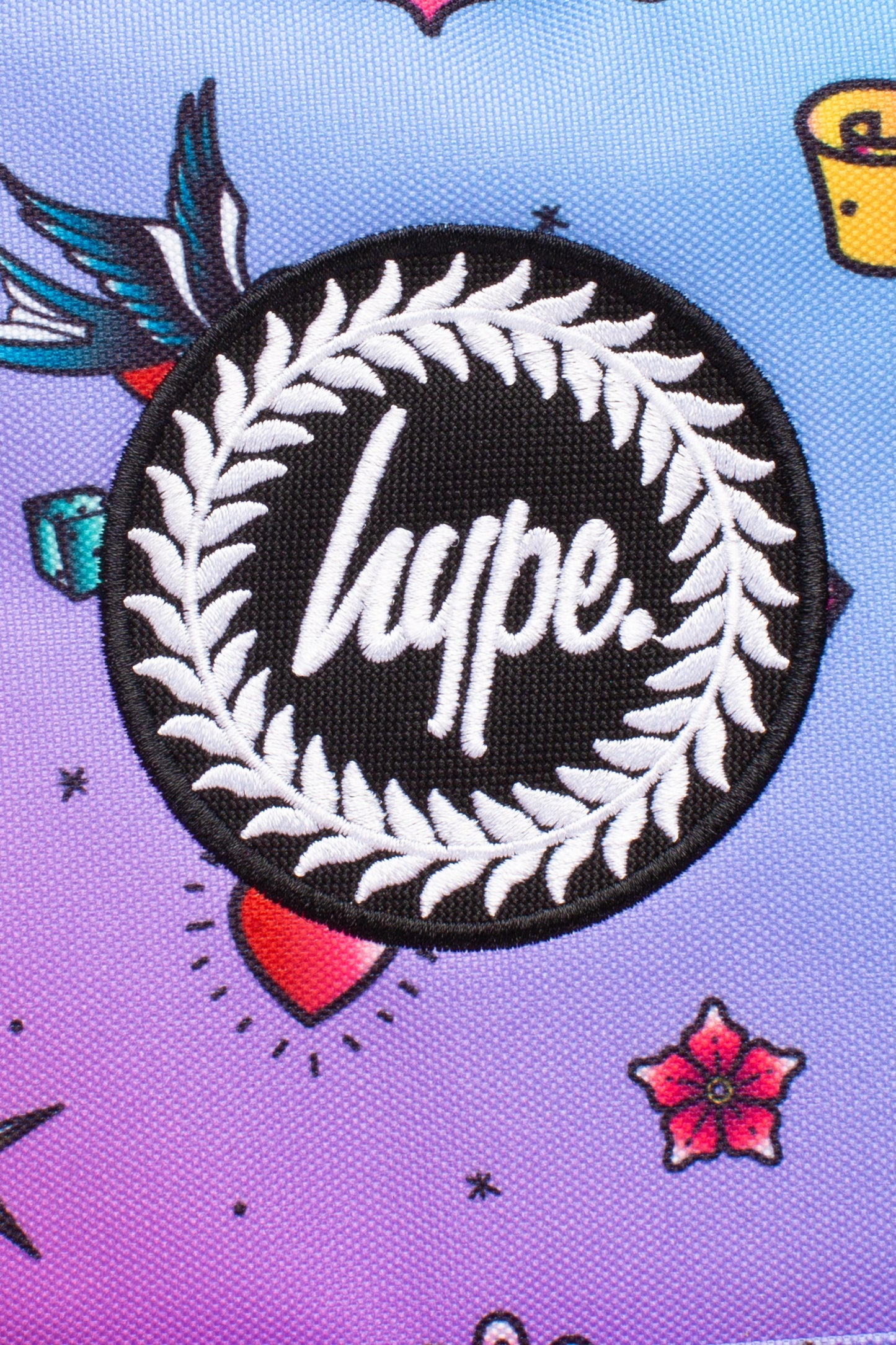 Hype Purple Tattoo Doodle Fade Backpack