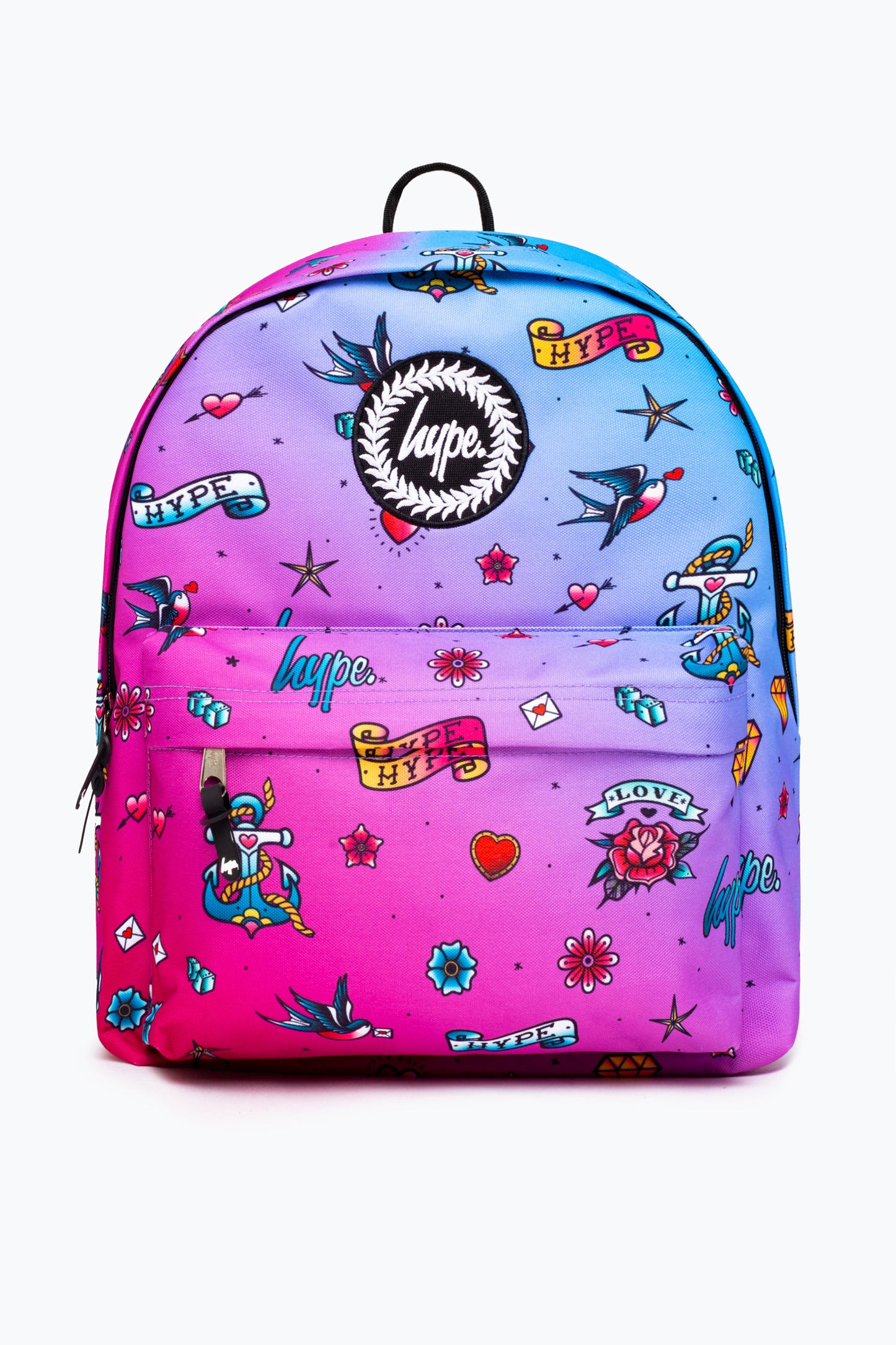 Hype Purple Tattoo Doodle Fade Backpack