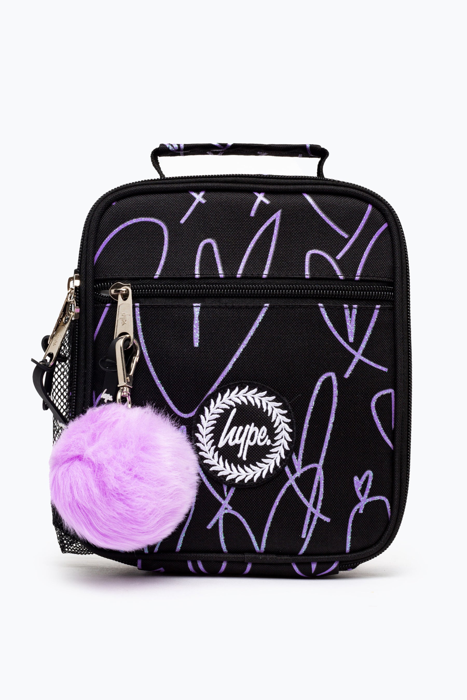 Glitter Scribble Heart Lunch Box
