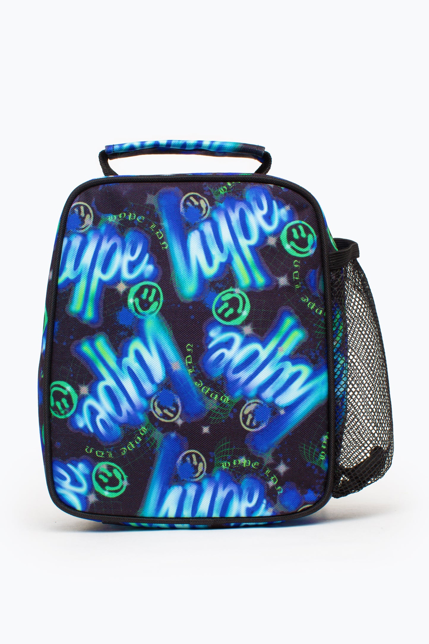 Hype Blue Electric Smile Script Lunch Box