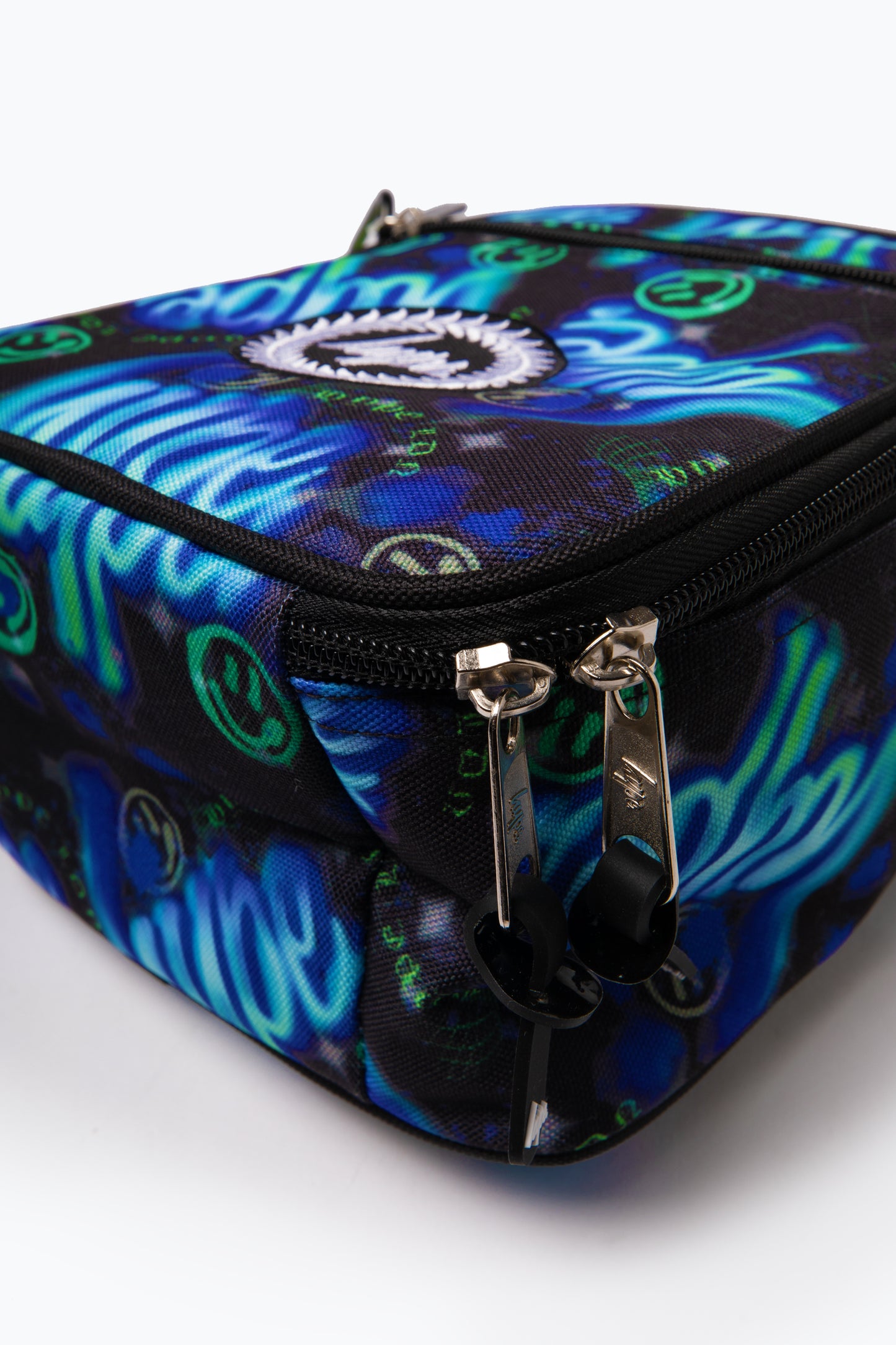 Hype Blue Electric Smile Script Lunch Box