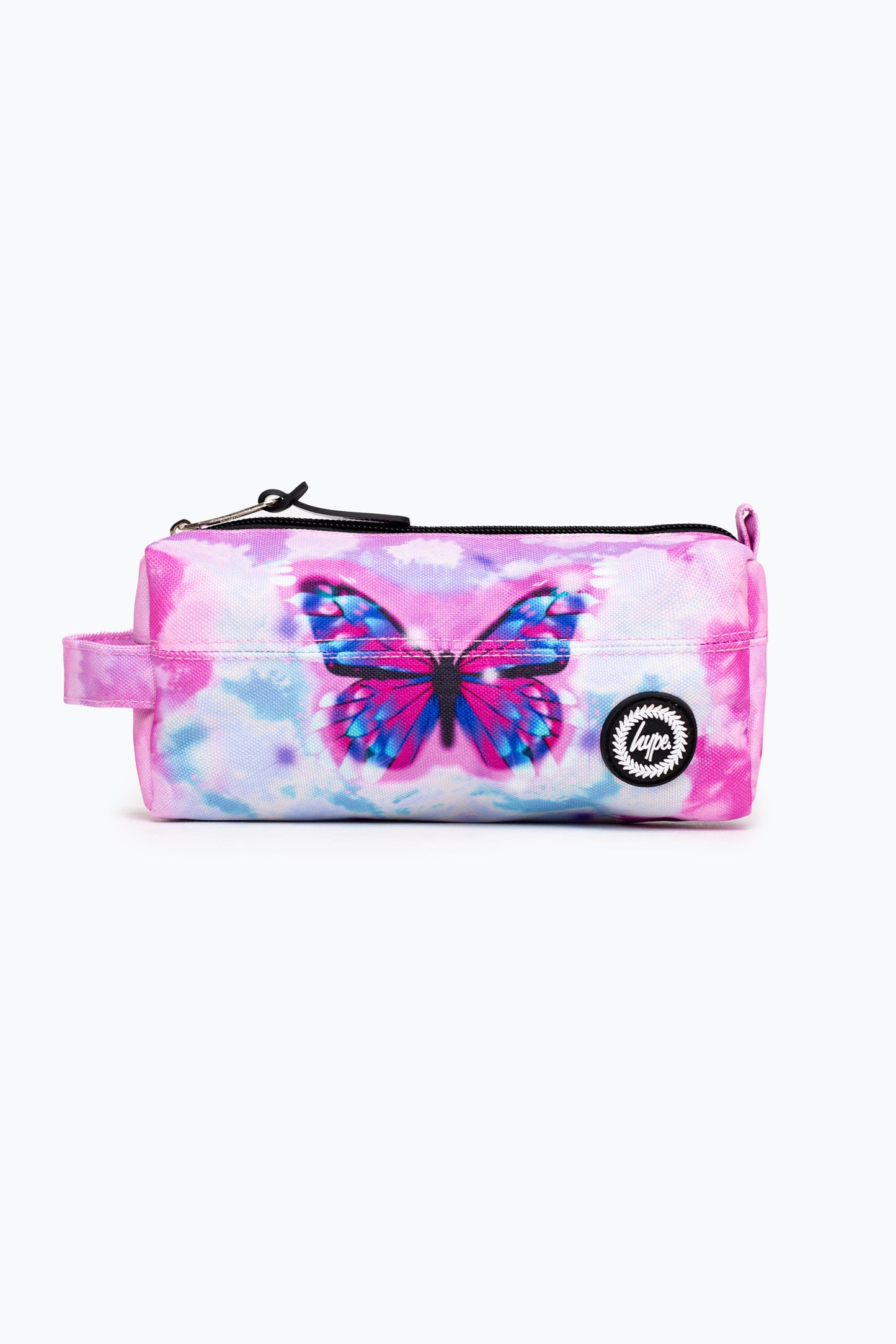 Hype Pink Gradient Skies Butterfly Pencil Case