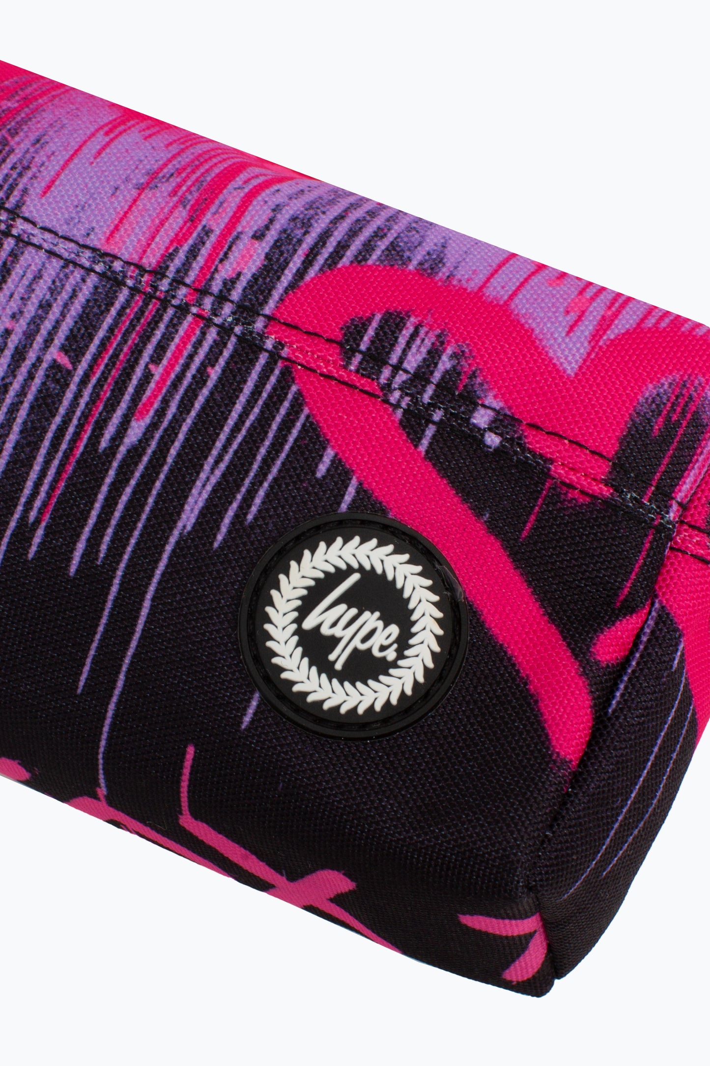 Hype Pink Hearts Drip Pencil Case