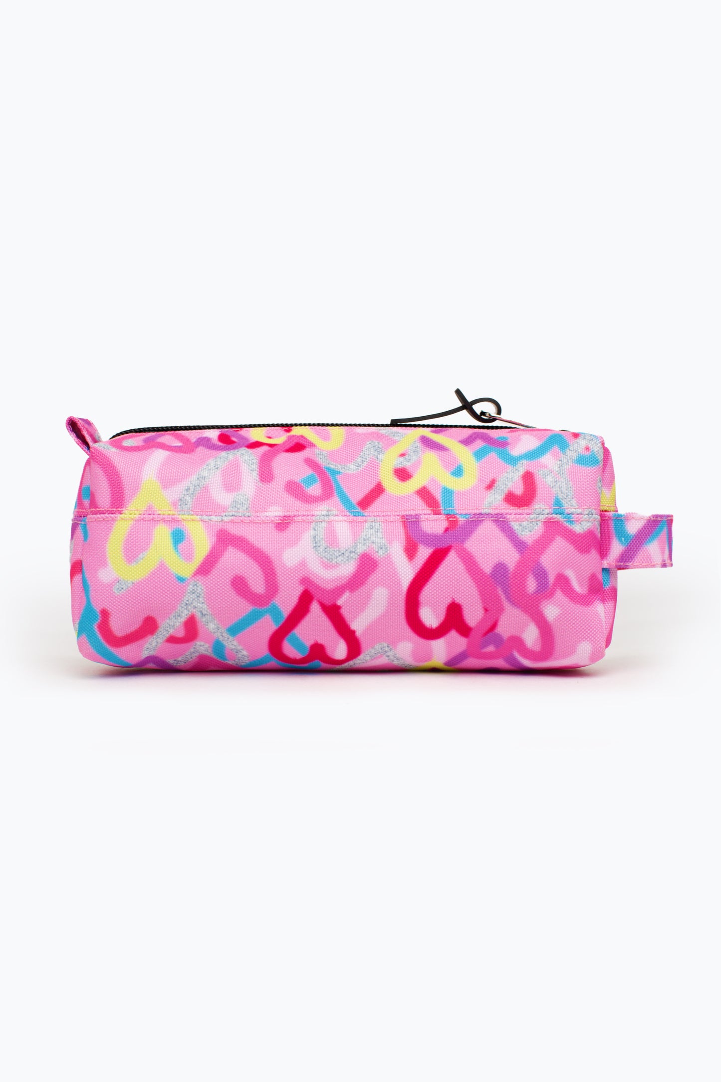 Hype Graffiti Hearts Pink Pencil Case Back Side