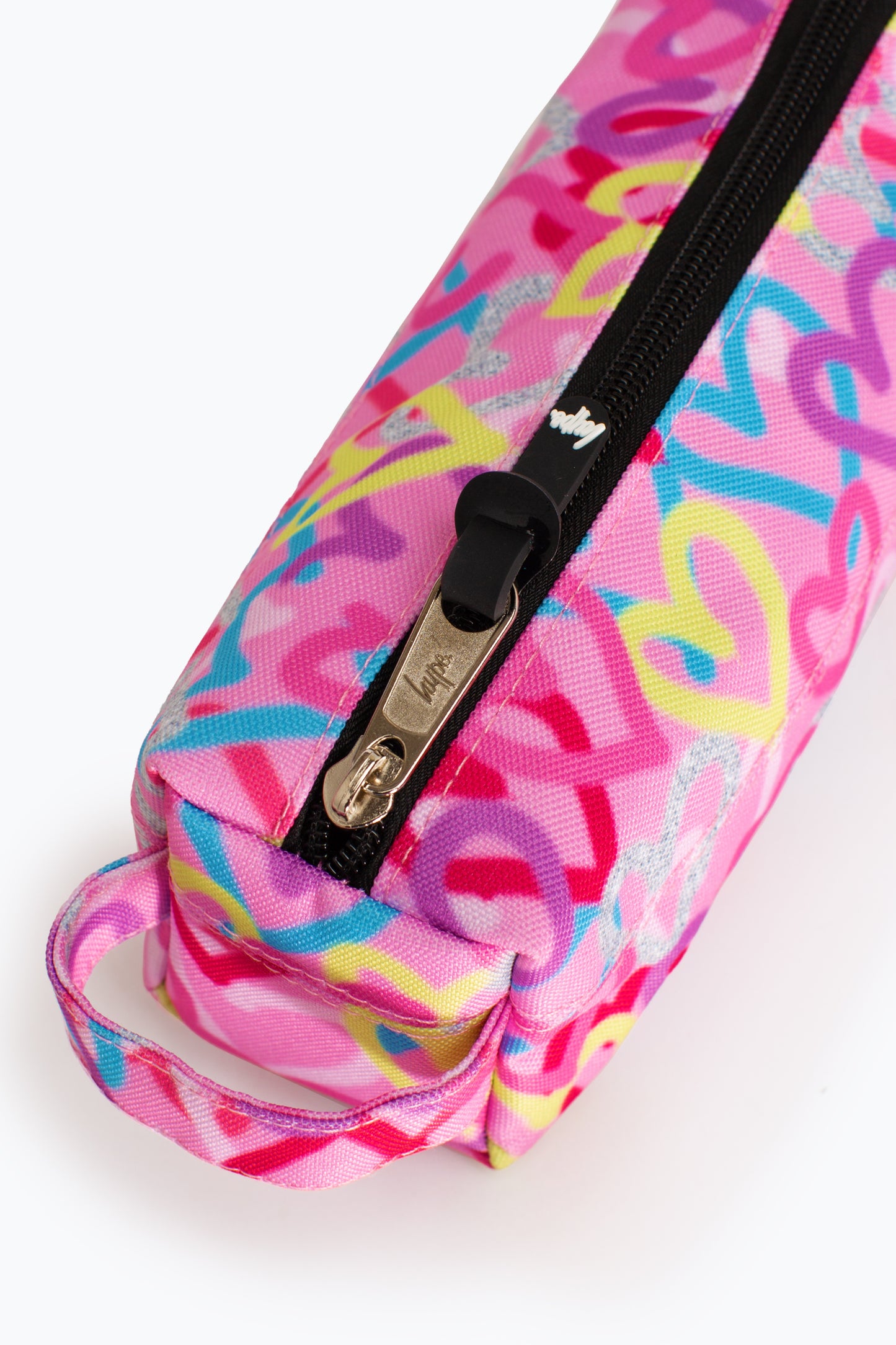 Hype Graffiti Hearts Pink Pencil Case Zips