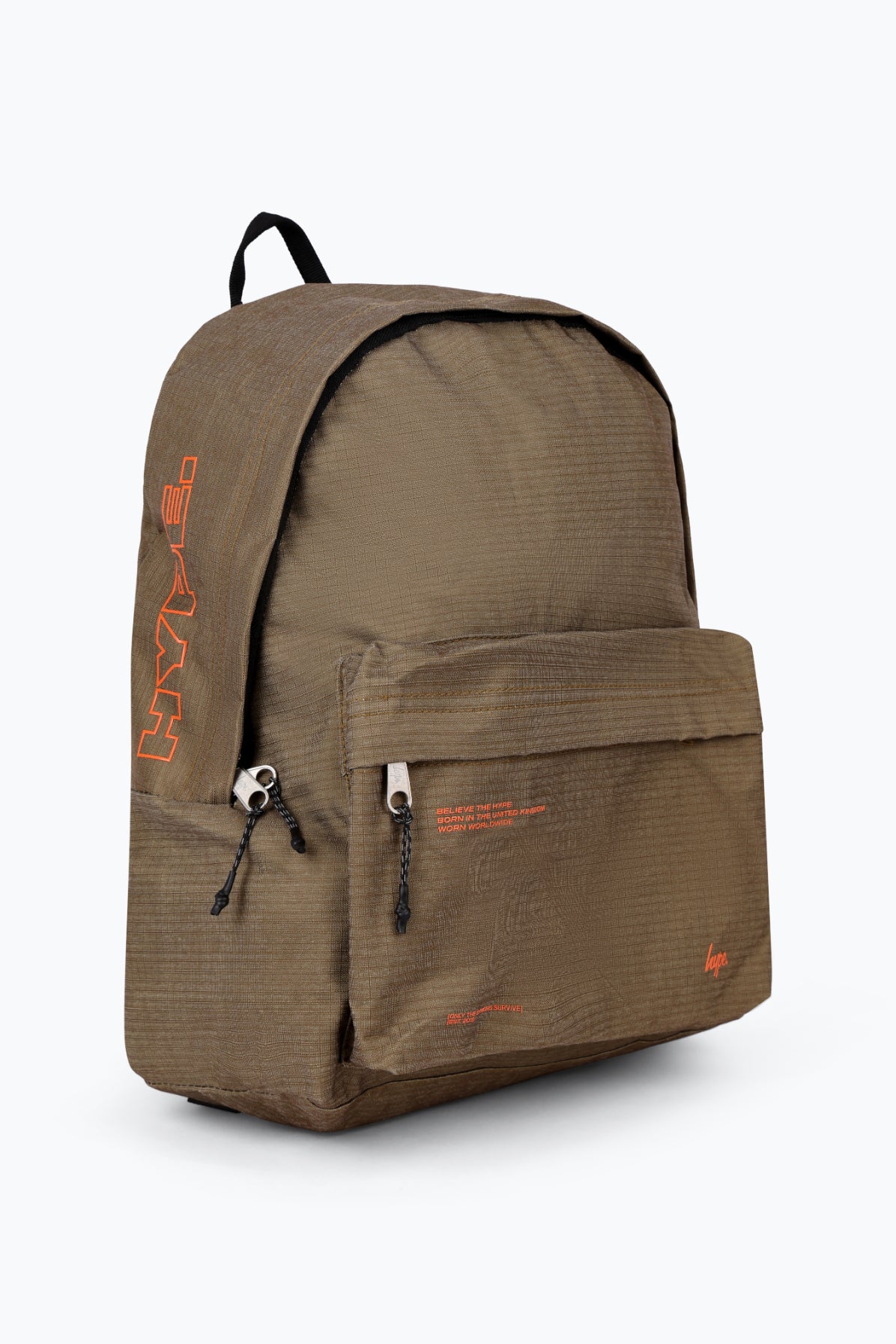 Hype Unisex Khaki Ripstop Tech Backpack
