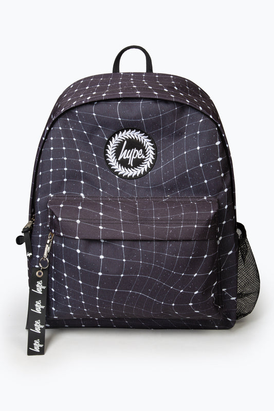 Hype Kids Black Web Backpack