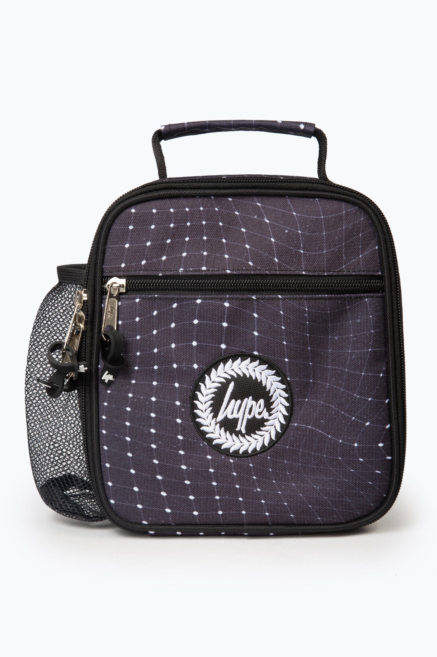 Hype Kids Black Web Lunch Box