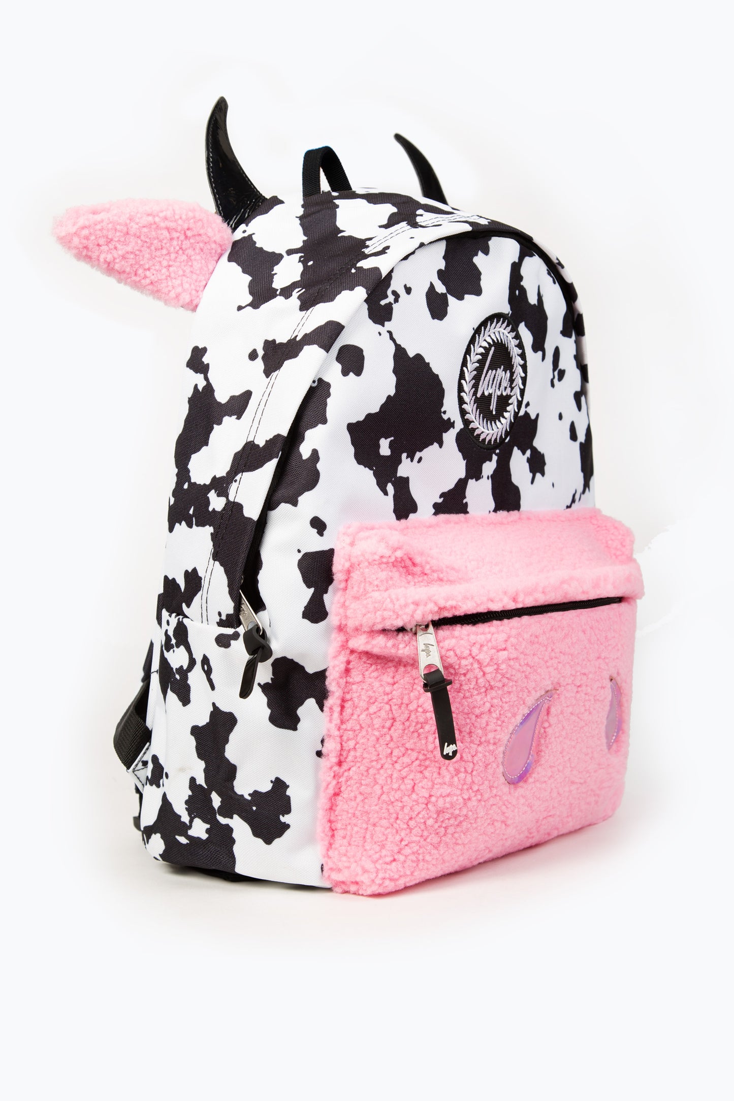 Hype Kids Unisex Pink Novelty Cow Backpack