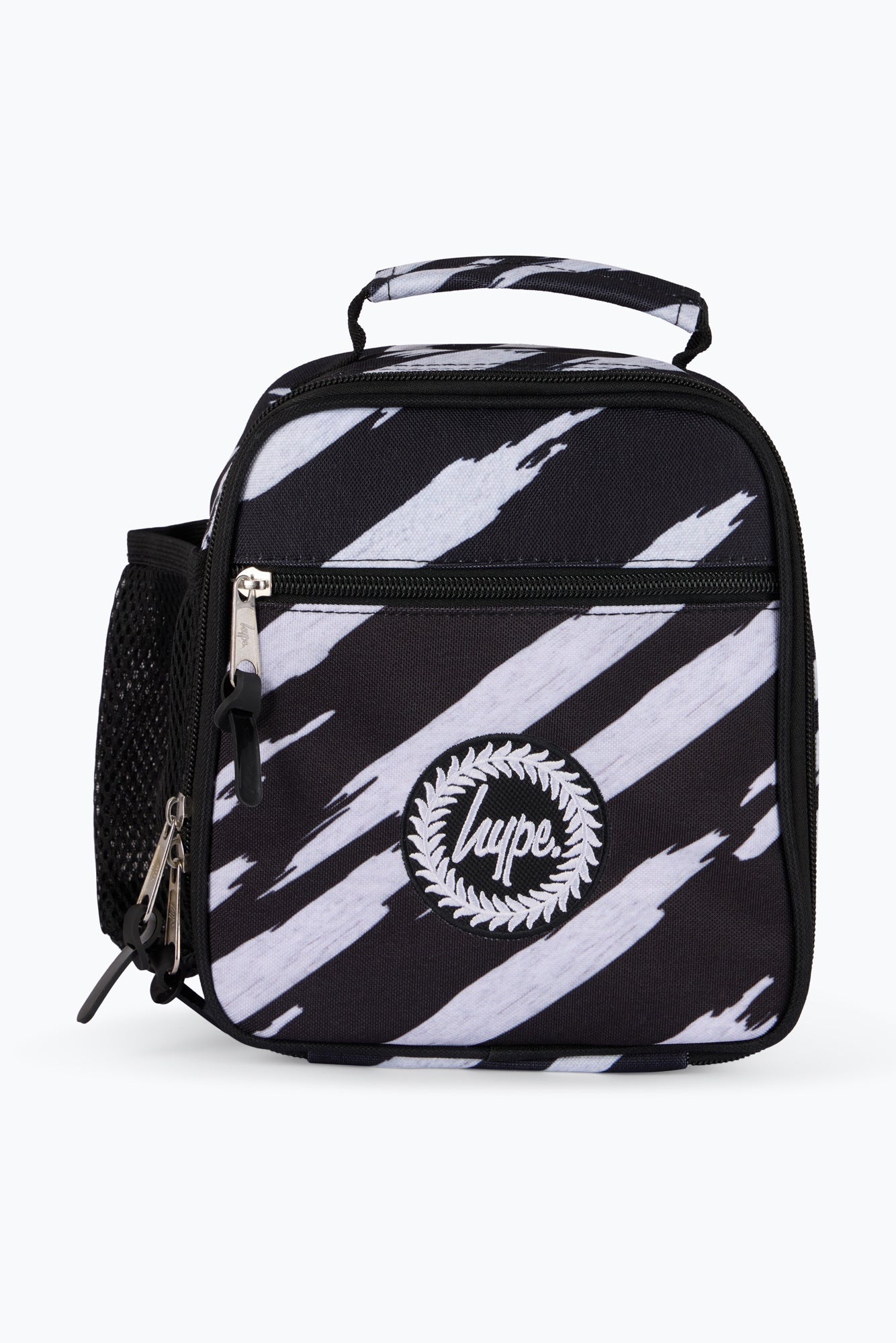 Hype Unisex Black Angles Lunch Bag