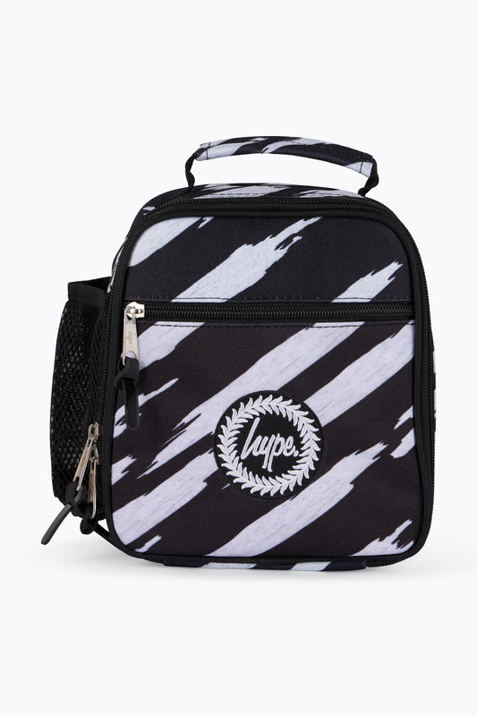 Hype Unisex Black Angles Lunch Bag